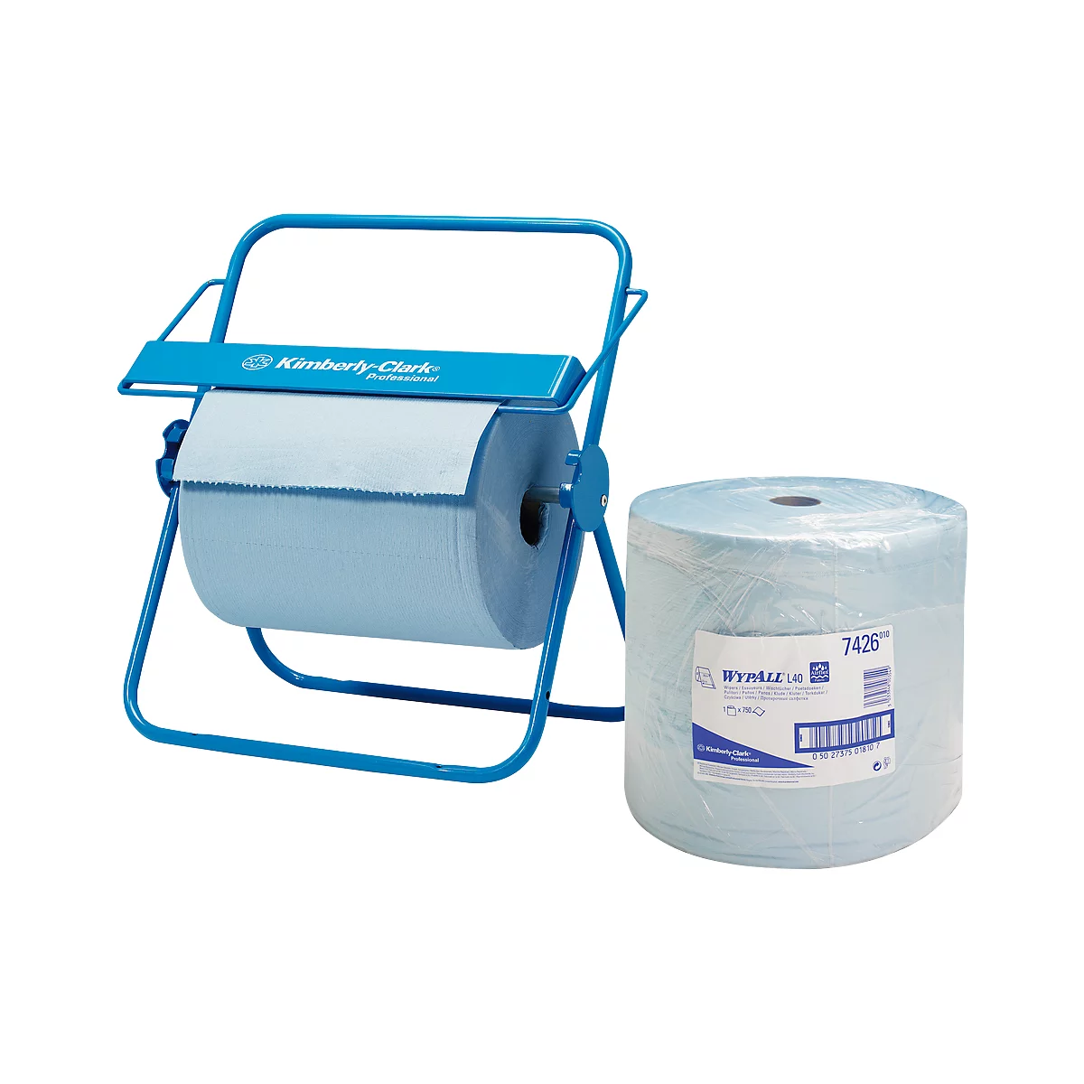 Rollo de limpiaparabrisas Kimberly-Clark WYPALL* L-30 Ultra, 750 hojas, 3 capas, con dispensador