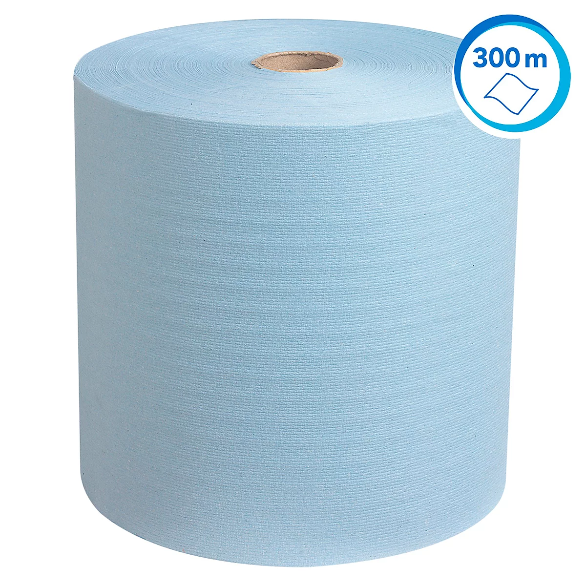 Rollo de toallas de papel Scott® 6668, resistente al desgarro, 1 capa, 6 rollos á 304 m, azul