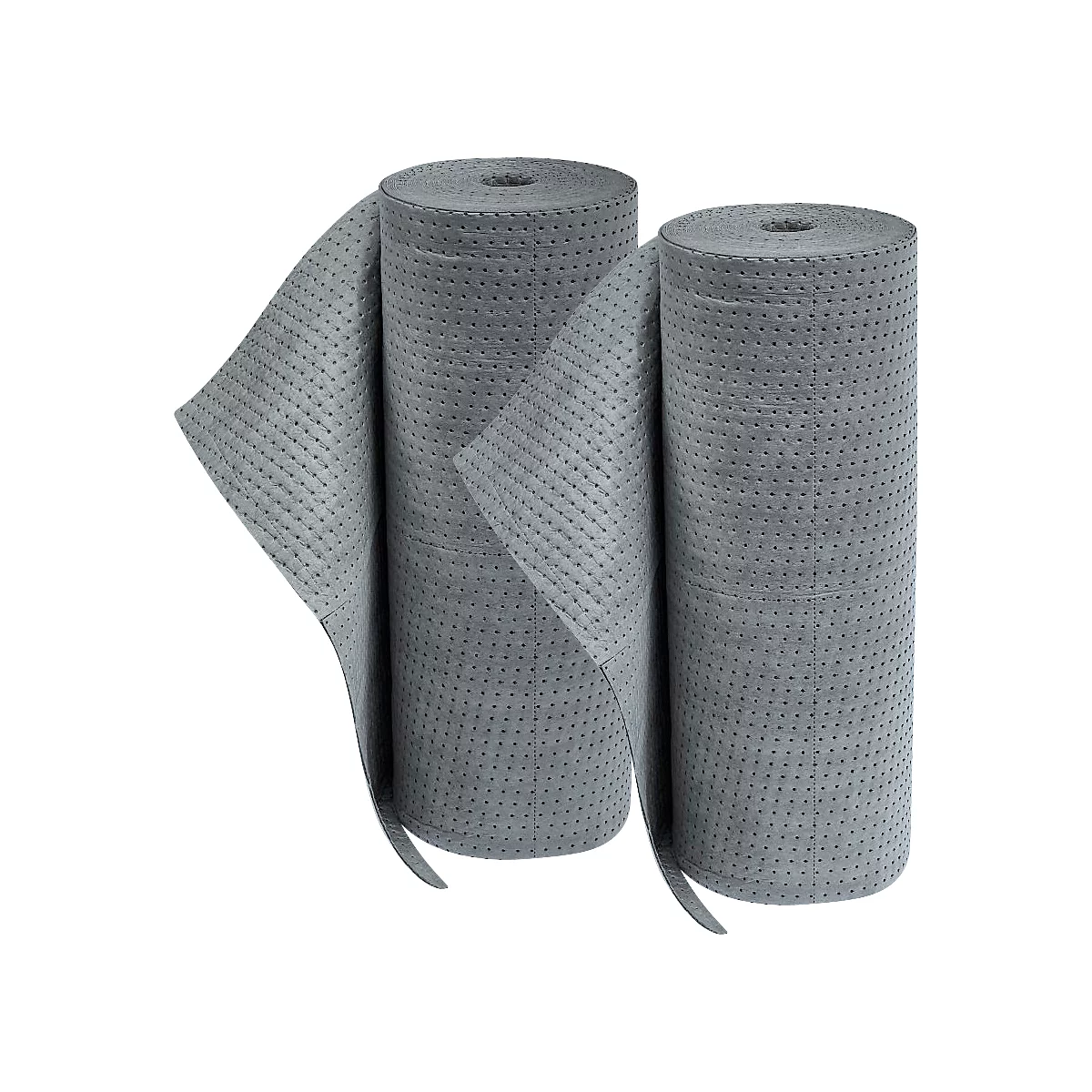 Rollo de vellón para encuadernación BASIC heavy universal, 2 capas, capacidad total 136 l, especialmente resistente al desgarro, L 40 m x A 400 mm, vellón, gris, 2 piezas