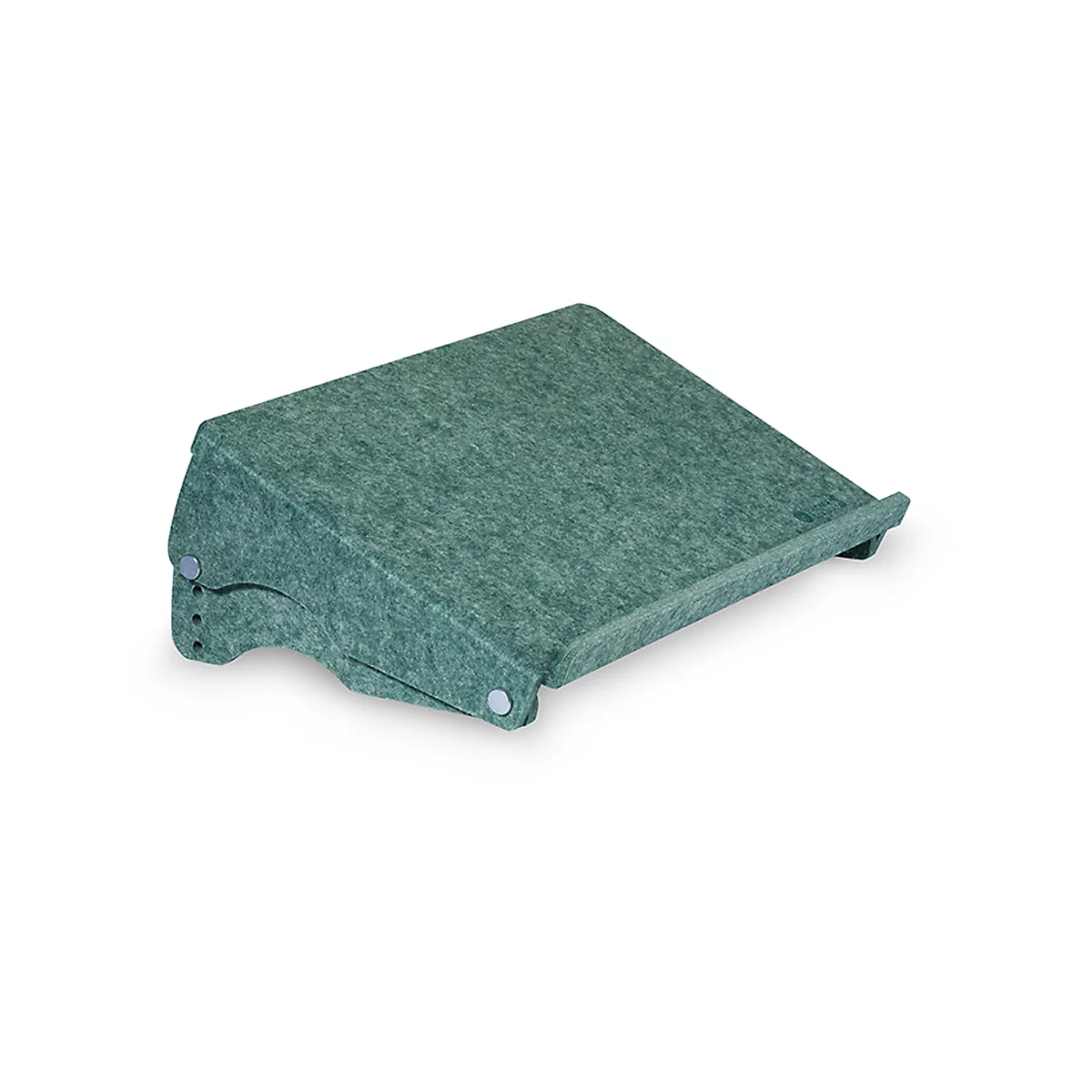 Ronde-lijn documenthouder Bakker Elkhuizen Q-doc 515, 60% gerecycled materiaal, B 515 x D 290 x H 120 mm, groen