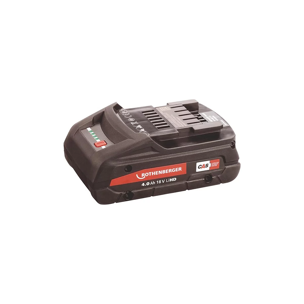 ROTHENBERGER Akku CAS 18 V 4,0 Ah Li-HD, ESCP, AMPShare-kompatibel, Coolpack-Technologie