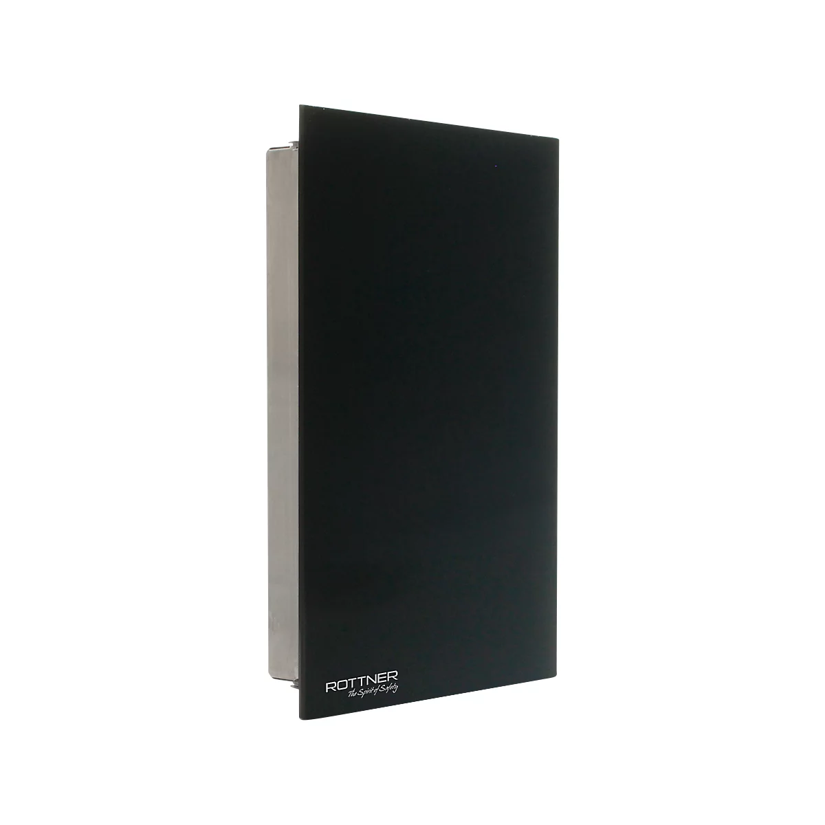 Rottner Armoire à clés Key Glass Black - acier inoxydable, 8 crochets, fermeture magnétique