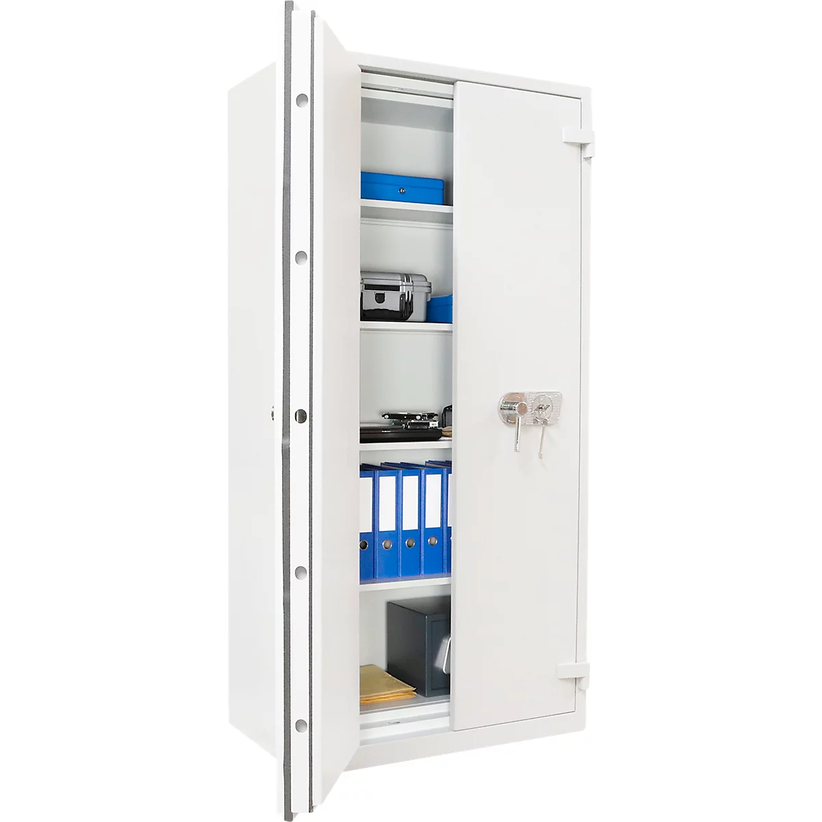 Rottner armoire de bureau en acier ignifugé Office 3 S-2 Fire Premium serrure à double panneton