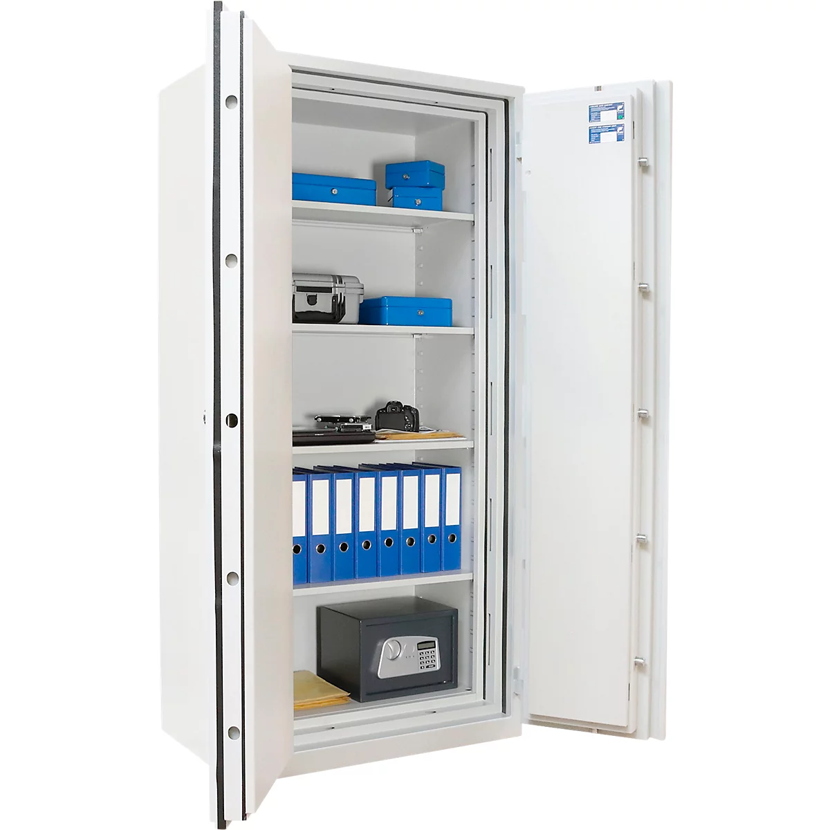 Rottner armoire de bureau en acier ignifugé Office 3 S-2 Fire Premium serrure à double panneton
