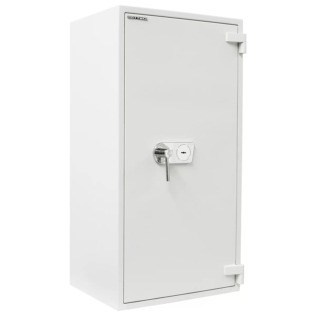Rottner armoire forte Diamant Super Fire Premium DO130, 220 l, EN 3, protection anti-feu jusqu'à 30 min, 3 tablettes, serrure à double panneton, gris clair RAL 7035