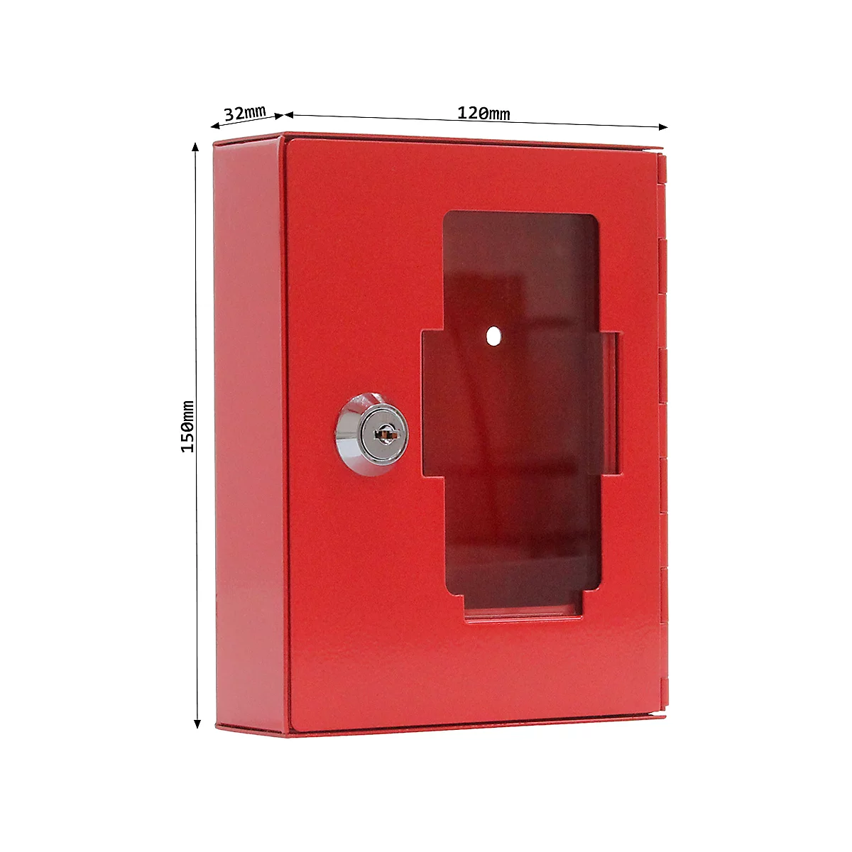 Rottner Boîte à clés de secours NS 1 sans taquet - serrure à cylindre, rouge