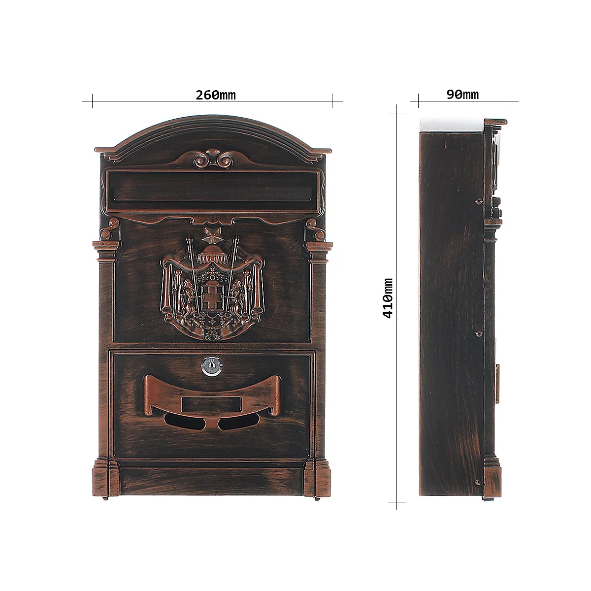 Rottner Briefkasten Ashford Antique