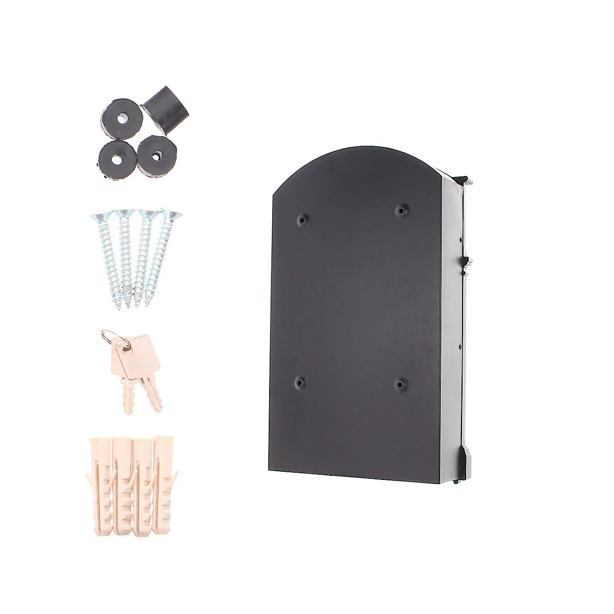 Rottner Briefkasten Ashford schwarz