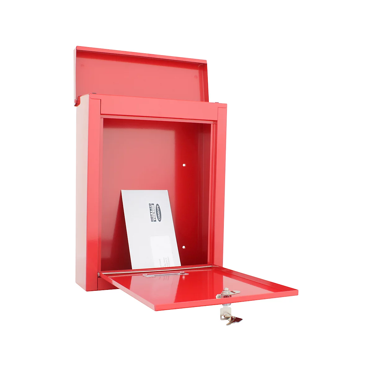 Rottner Briefkasten Brighton Rot