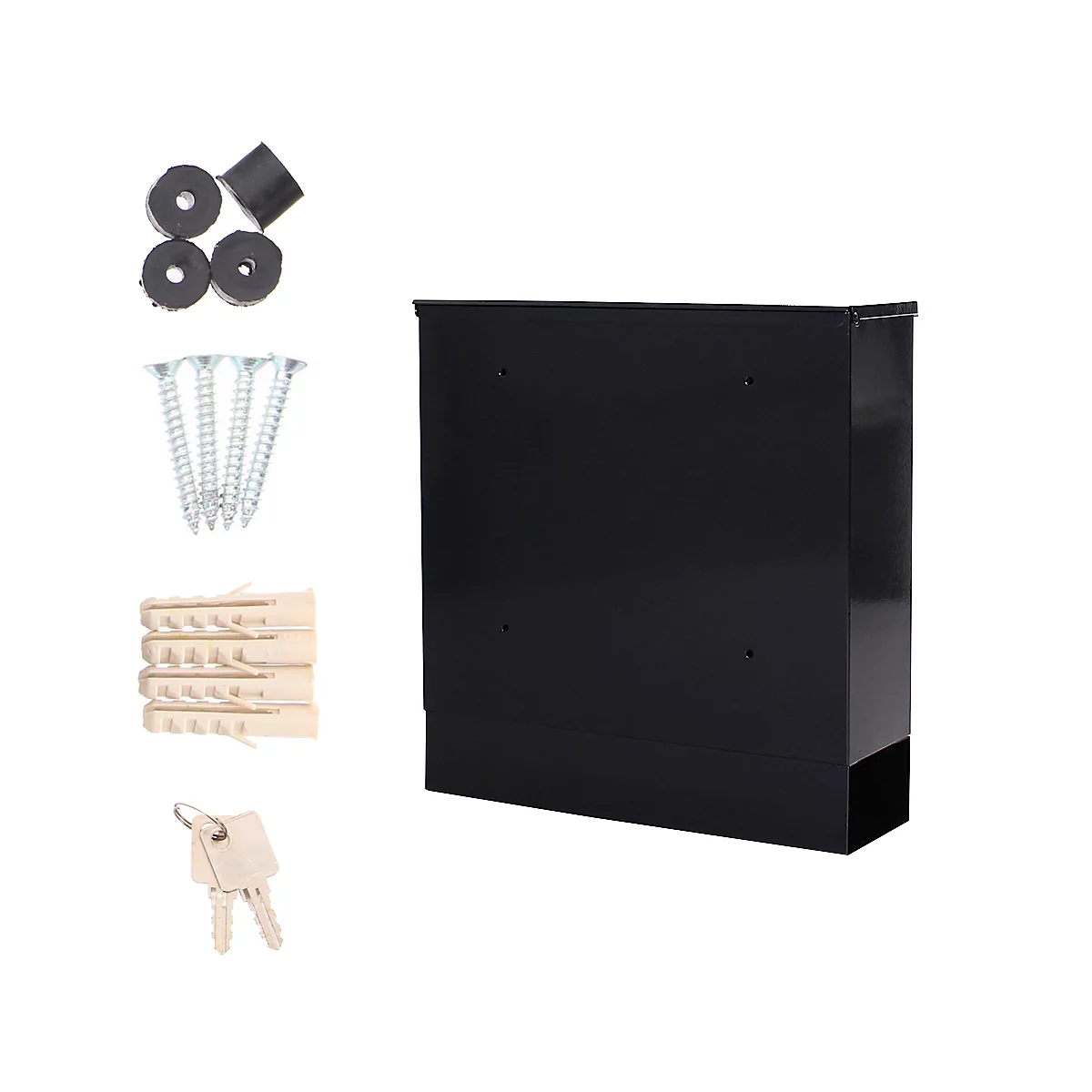 Rottner Briefkasten Design Mailbo x schwarz
