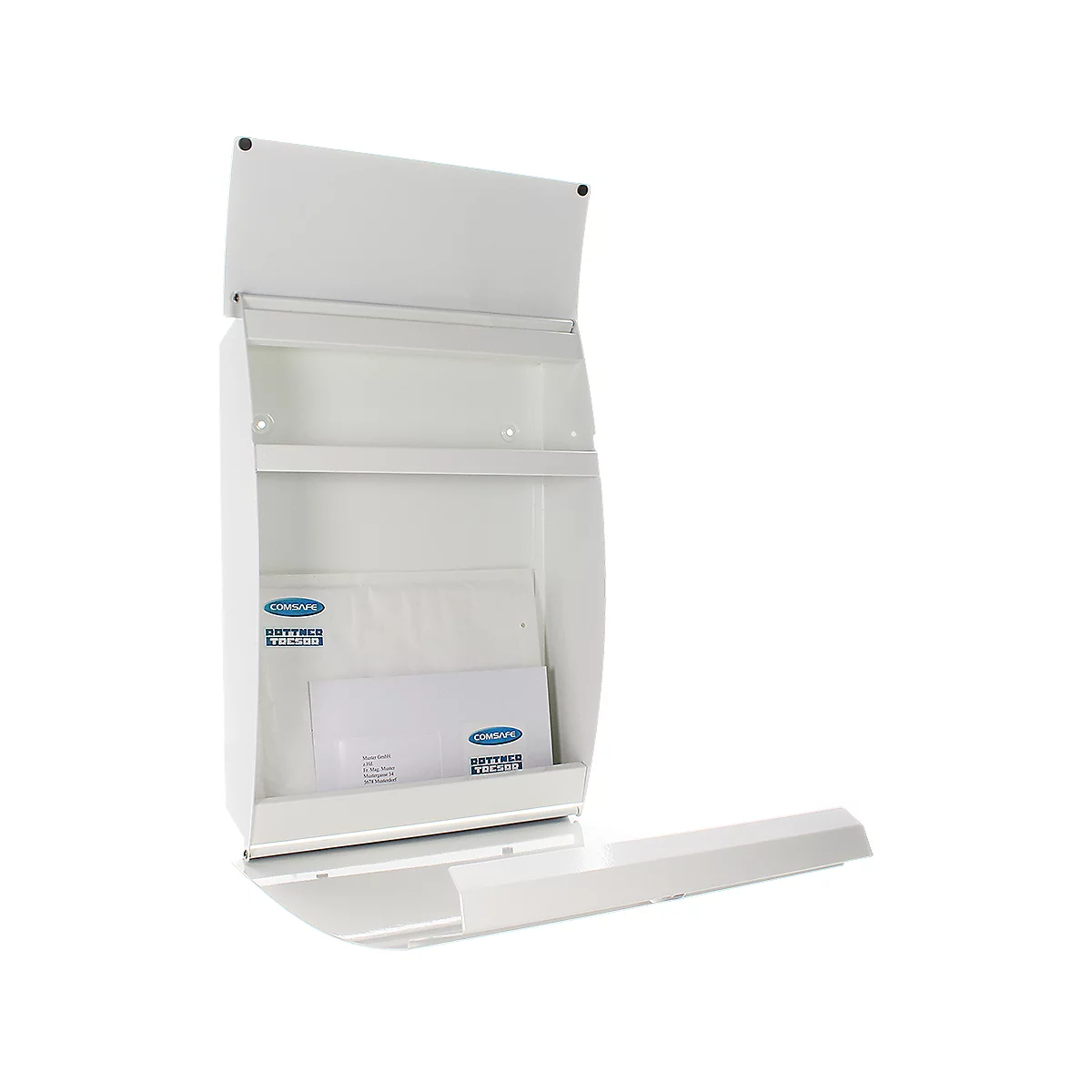 Rottner Briefkasten Harrow weiß