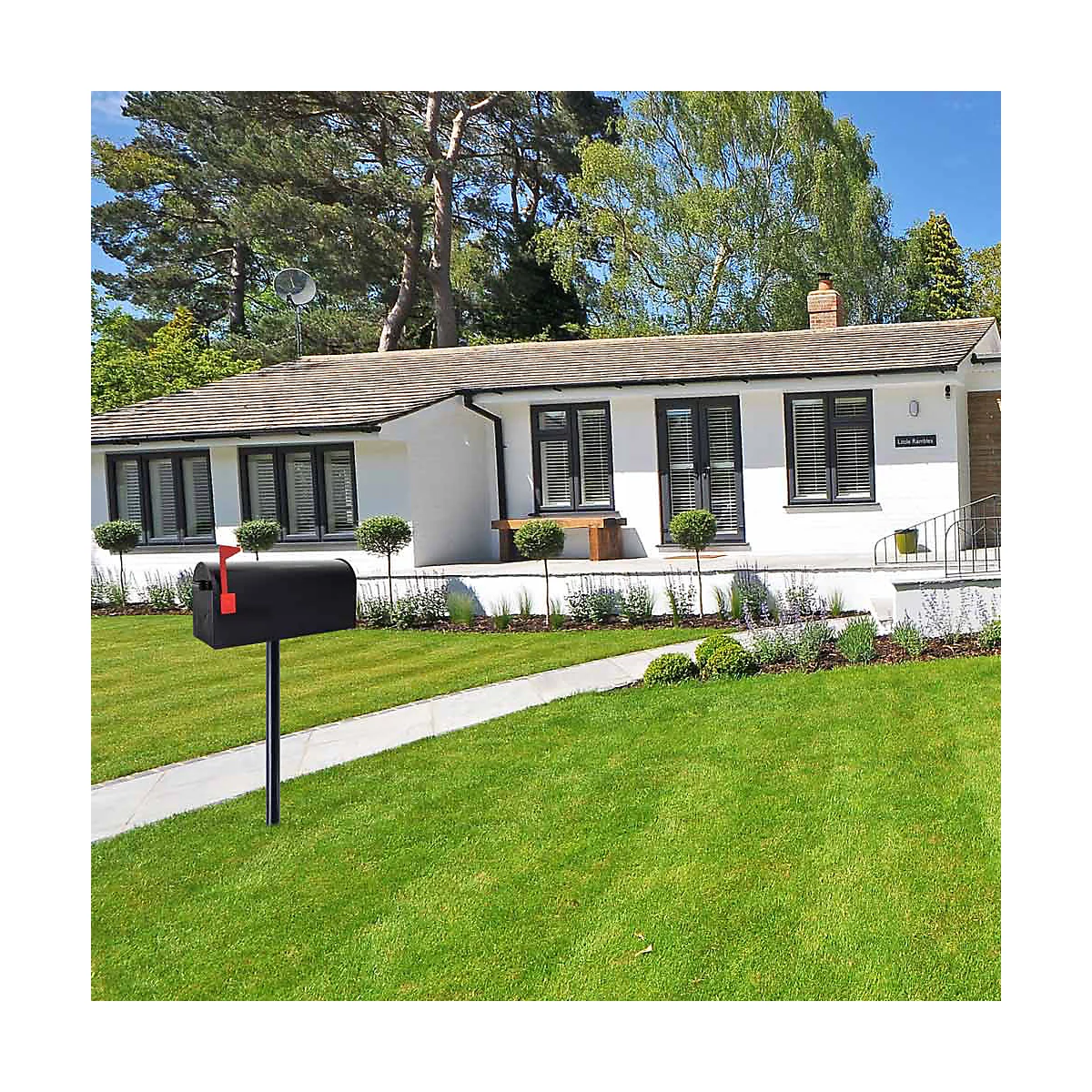 Rottner Briefkasten Mailbo x schwarz