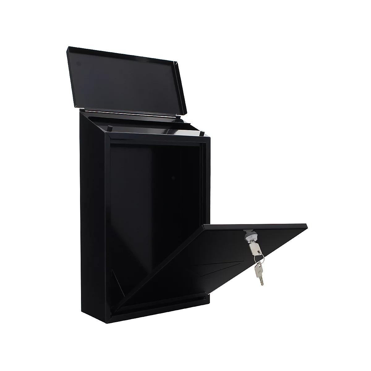 Rottner Briefkasten Parma Schwarzgrau