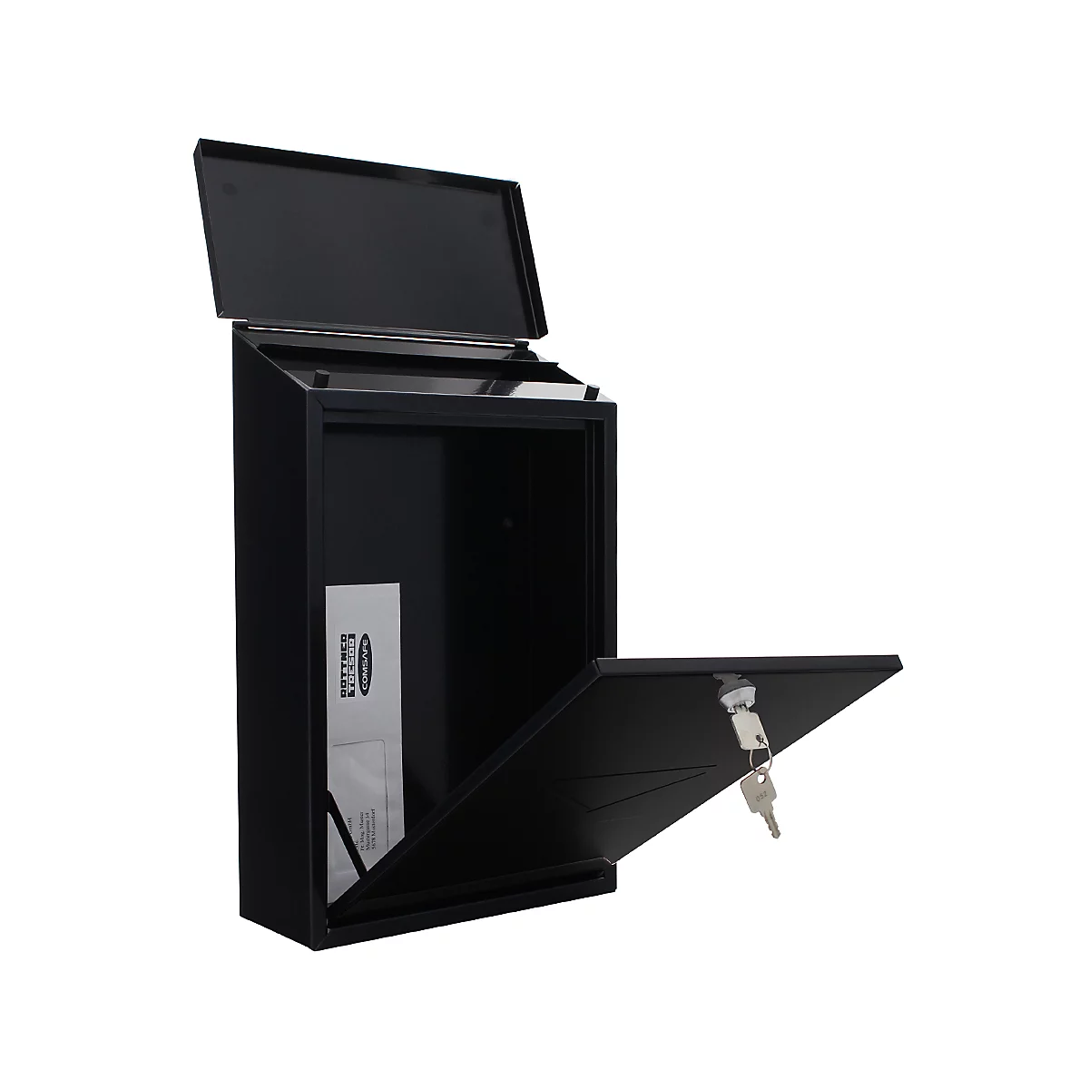 Rottner Briefkasten Parma Schwarzgrau