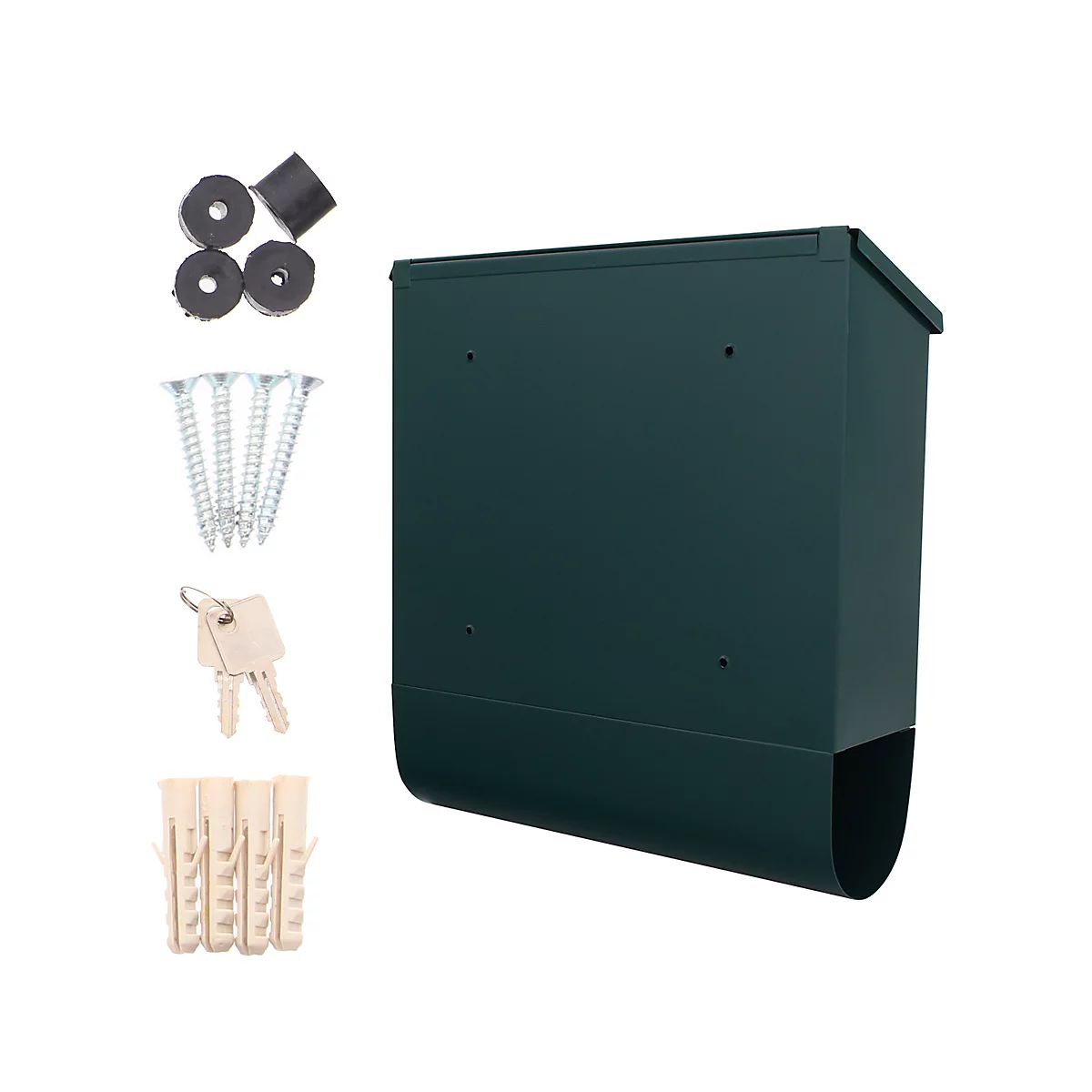 Rottner Briefkasten Villa Spezial Set grün