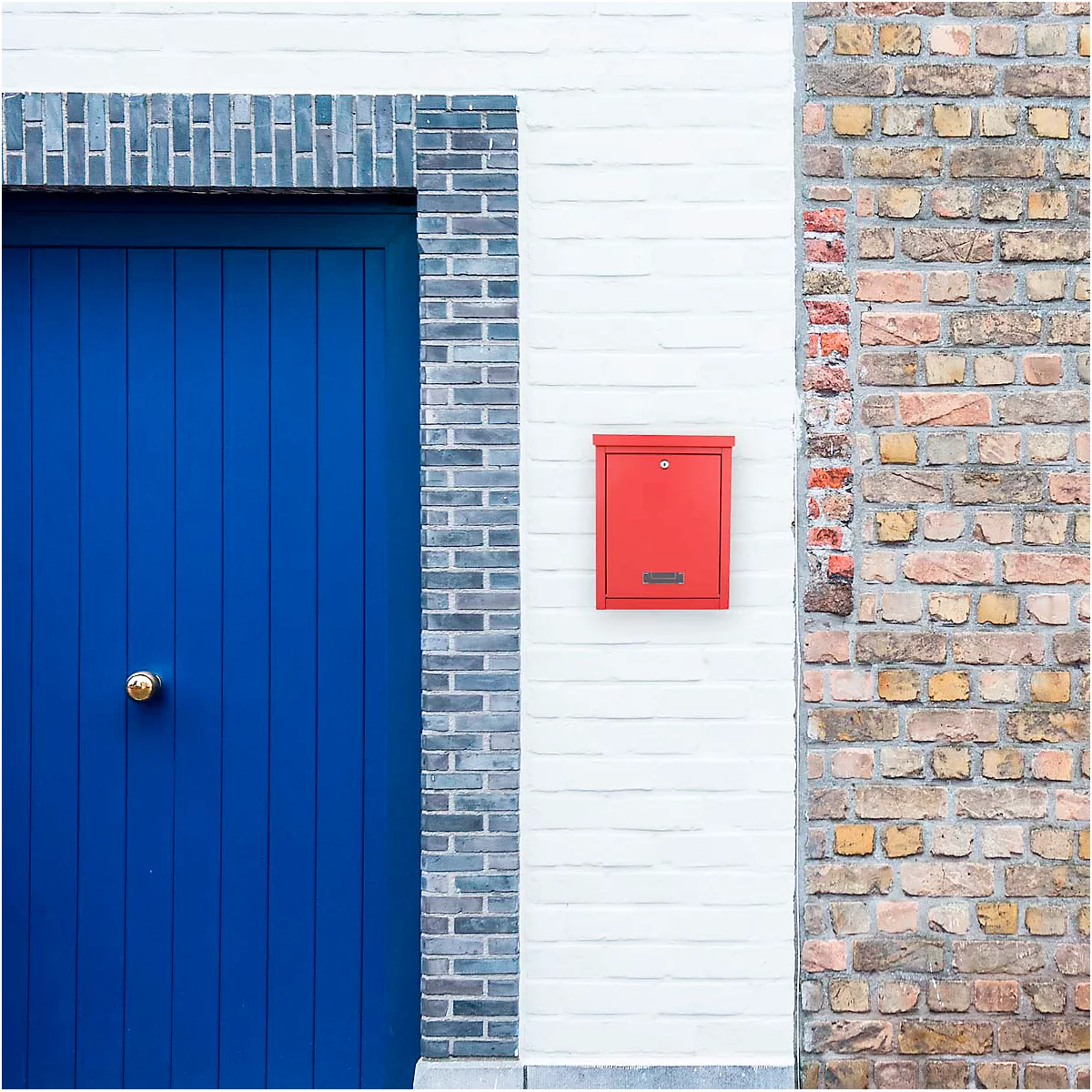 Rottner brievenbus Brighton Rood