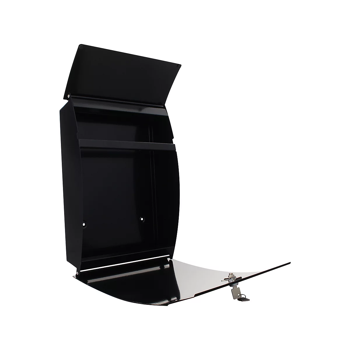 Rottner brievenbus Harrow zwart-grijs