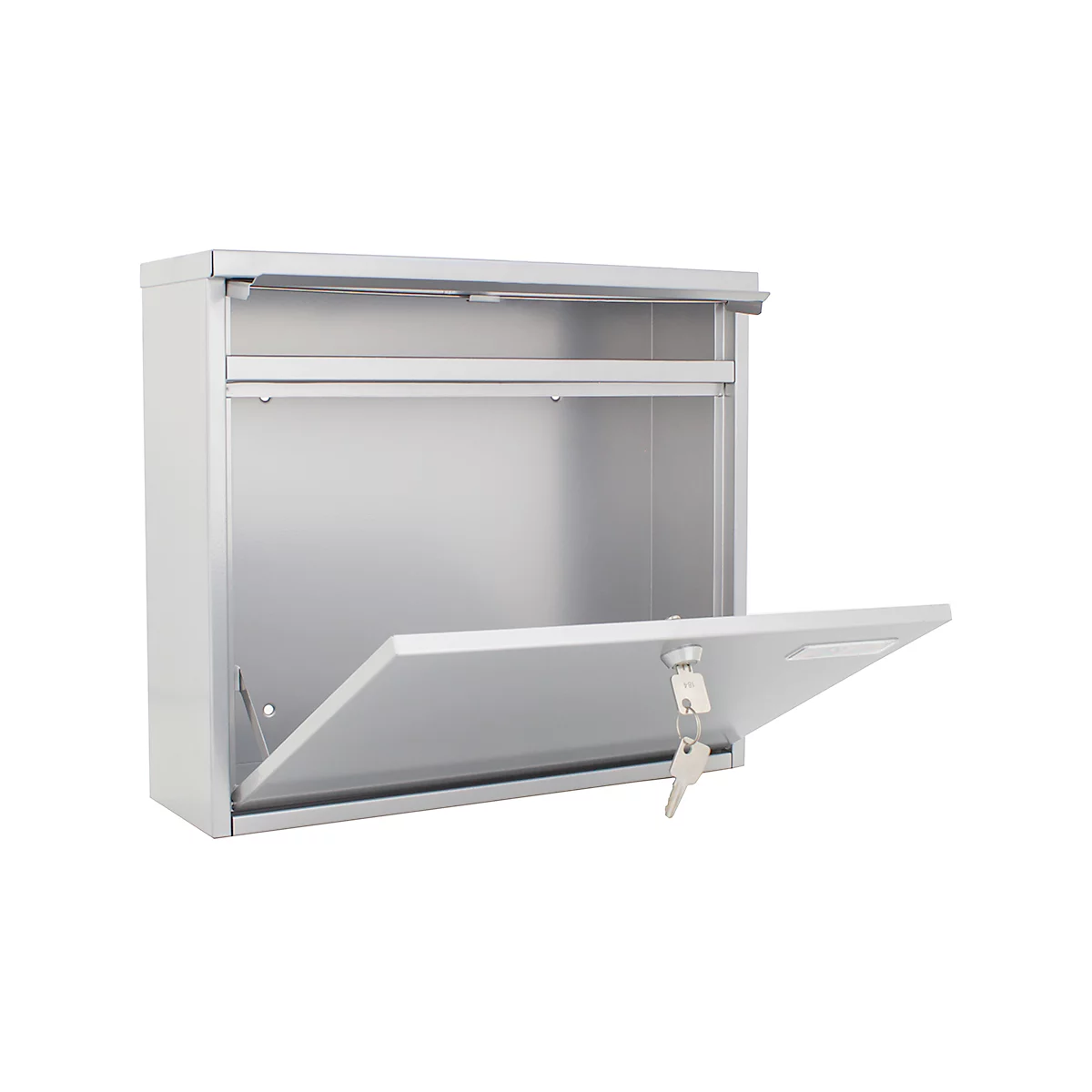 Rottner brievenbus hoogbouw II zilver