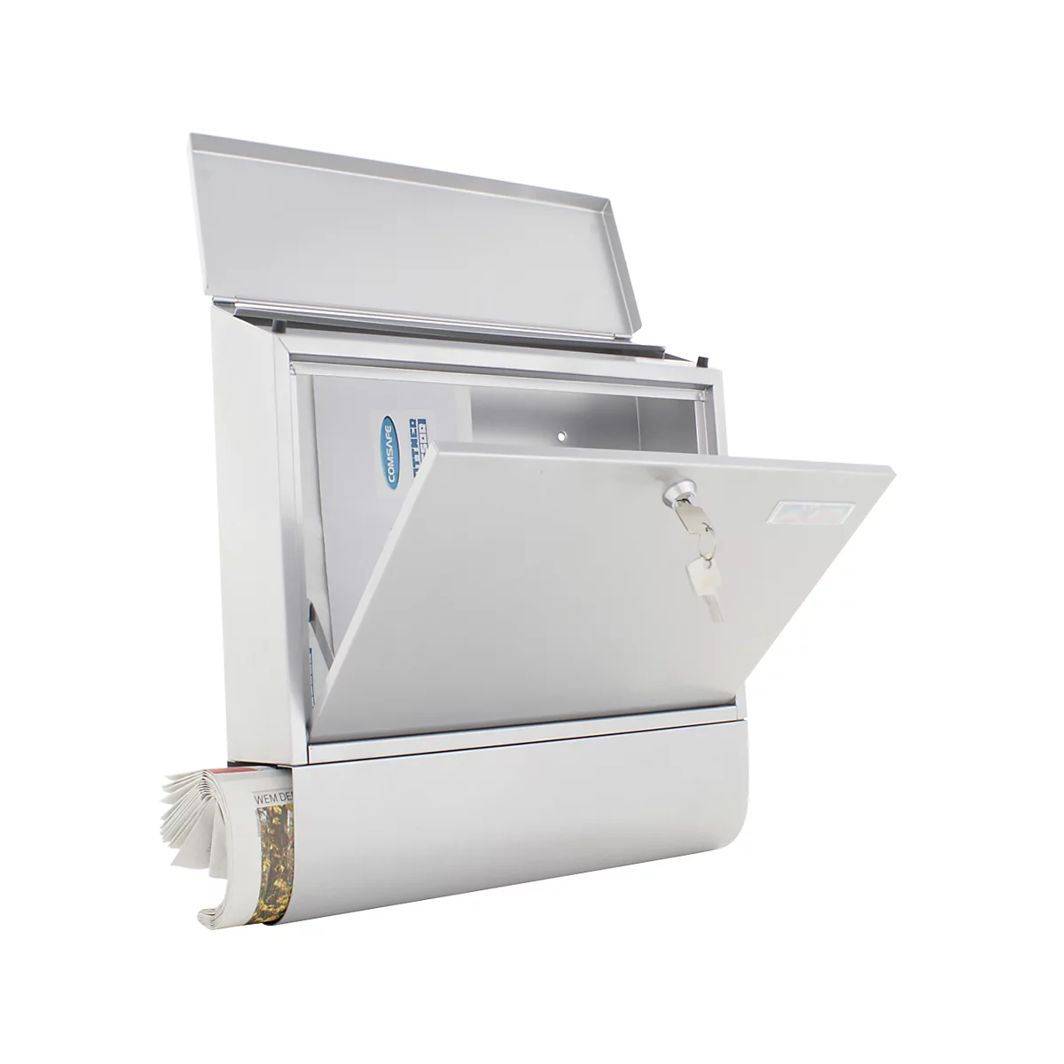 Rottner brievenbus Villa speciale set zilver