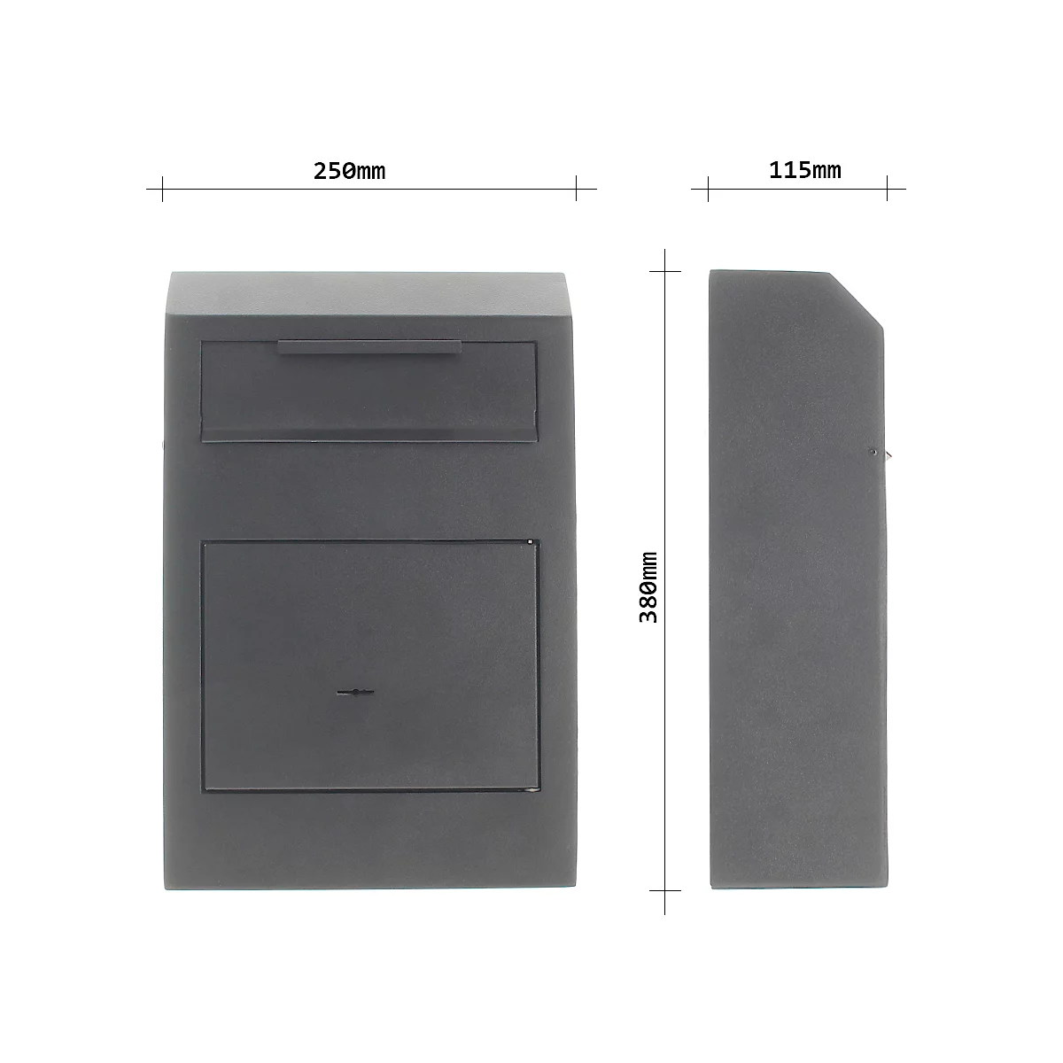 Rottner Coffre-fort à introduire Cashmatic Basic serrure à double panneton