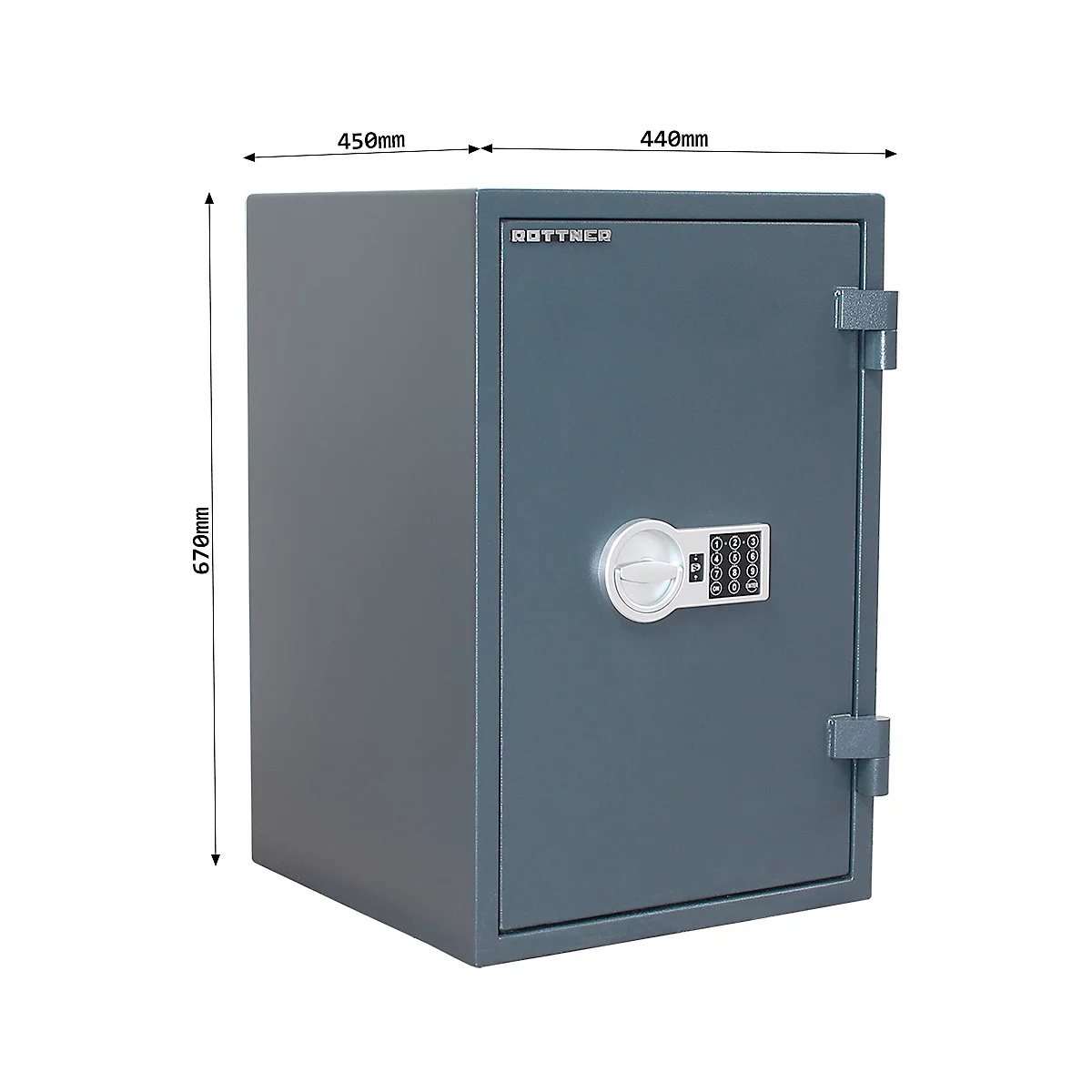 Rottner coffre-fort ignifuge pour documents FireHero 65 serrure électronique