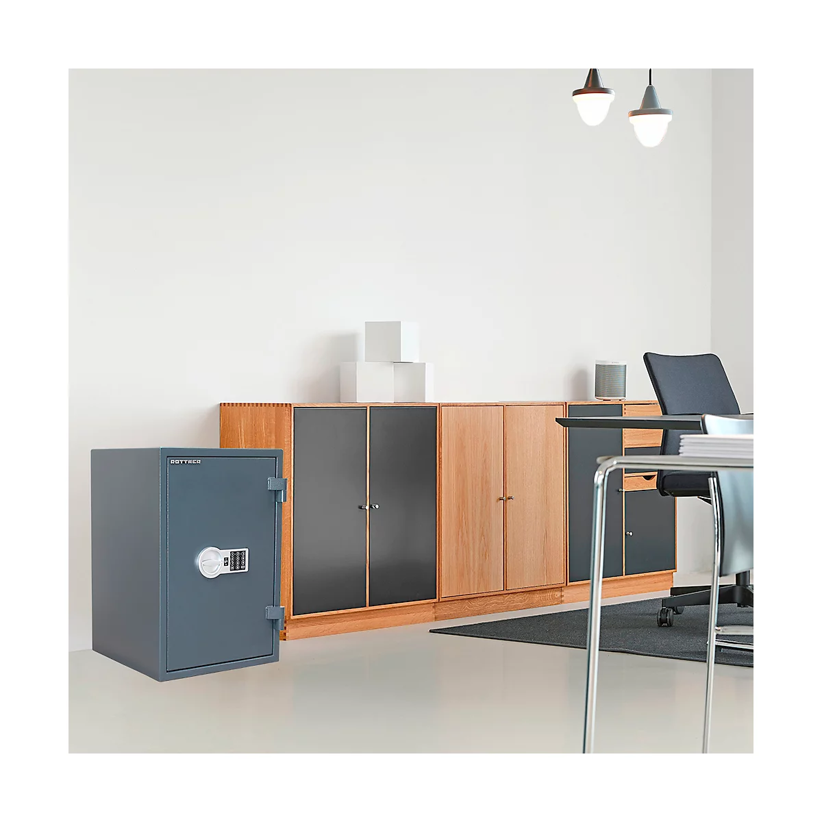 Rottner feuersicherer Dokumententresor FireHero 65 Elektronikschloss