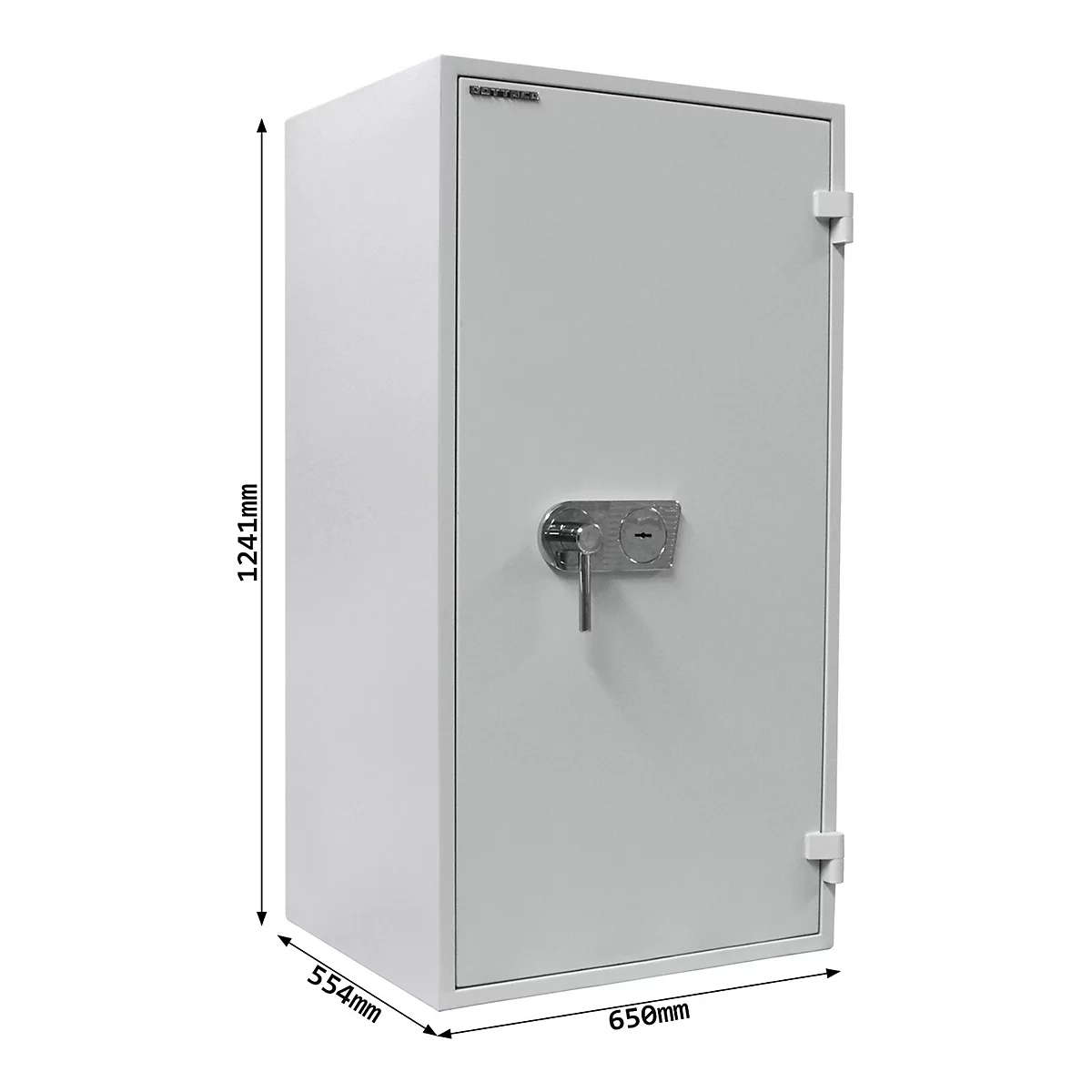 Rottner feuersicherer Wertschutzschrank EN1 Opal Fire OPD-120 IT Premium Doppelbartschloss