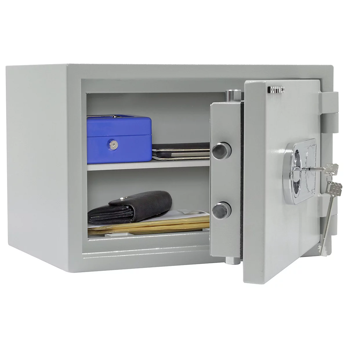 Rottner feuersicherer Wertschutzschrank Opal Fire OPD-35 Premium Doppelbartschloss