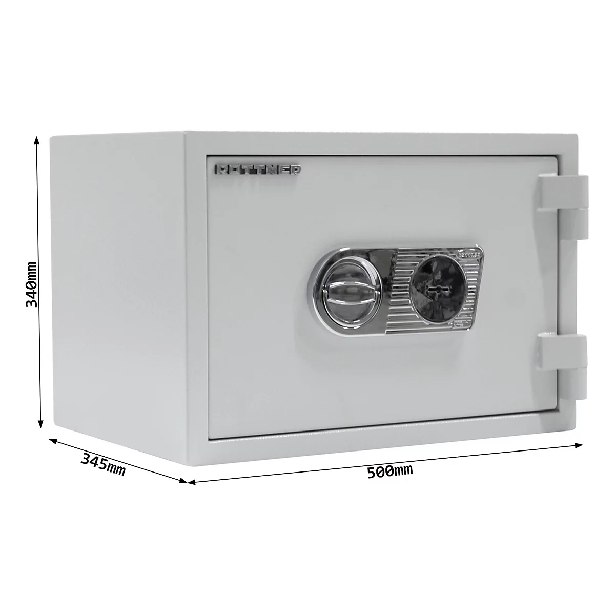 Rottner feuersicherer Wertschutzschrank Opal Fire OPD-35 Premium Doppelbartschloss