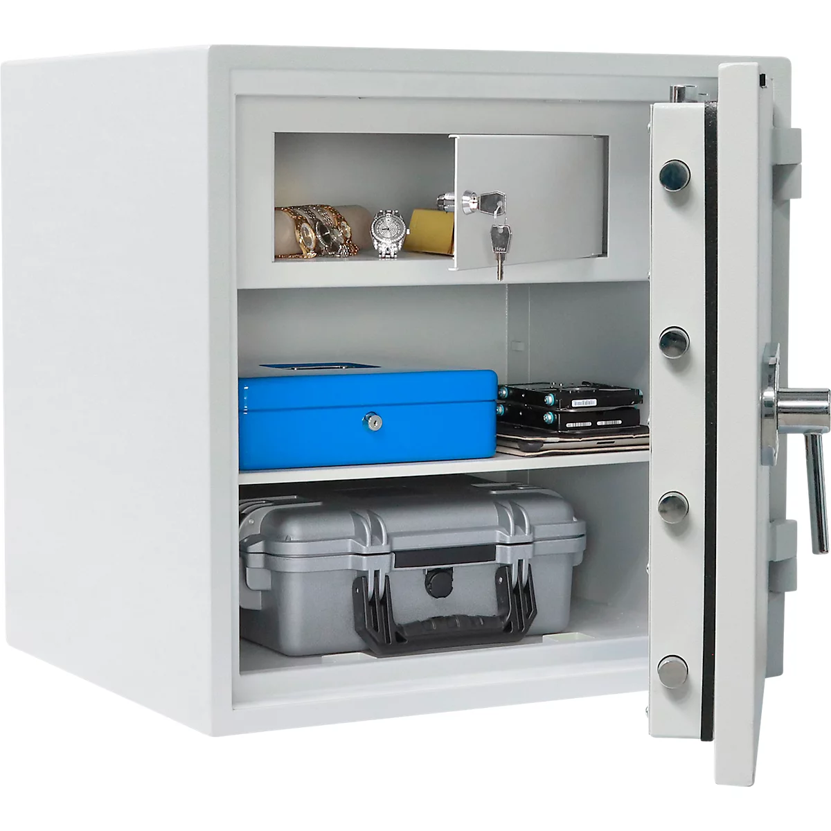 Rottner feuersicherer Wertschutzschrank Opal Fire OPD-65 Elektronikschloss IT Premium