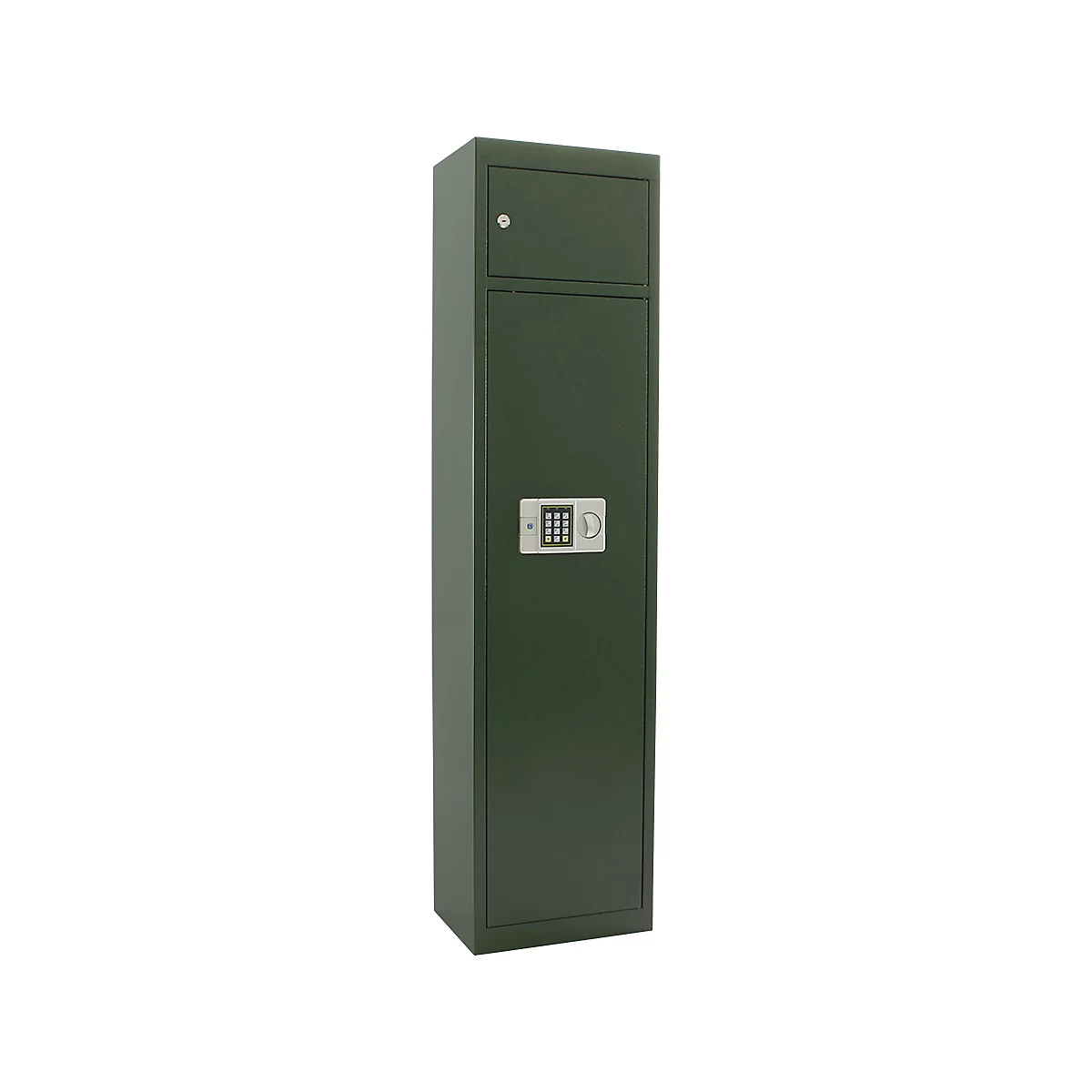 Rottner Munitionsschrank Waffenschrank Gun 5 Cargo, Elektronikschloss, B 370 x T 265 x H 1500 mm, Stahl, grün