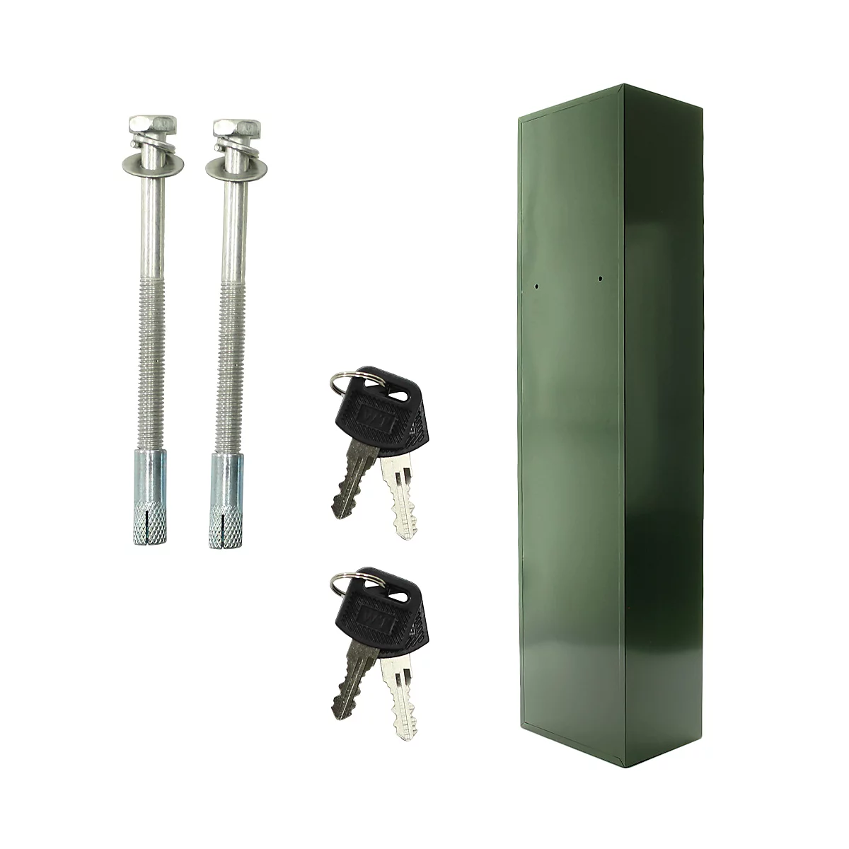 Rottner Munitionsschrank Waffenschrank Gun 5 Cargo, Elektronikschloss, B 370 x T 265 x H 1500 mm, Stahl, grün