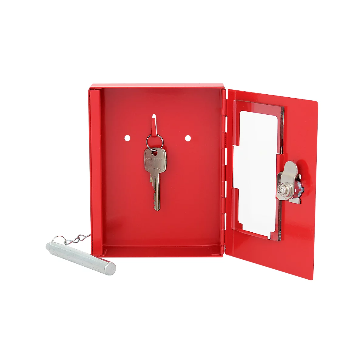 Rottner noodsleutelkast NSK 1 met klepel - cilinderslot, rood