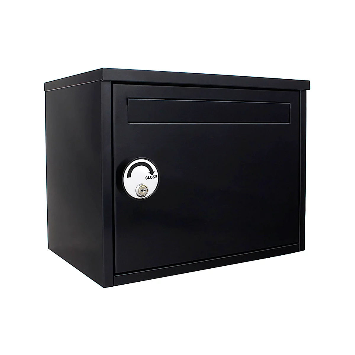 Rottner Paketbriefkasten Parcel Keeper, Wandmontage, für Pakete L 350 x B 290 x H 270 mm, Stahlblech pulverbeschichtet, schwarz