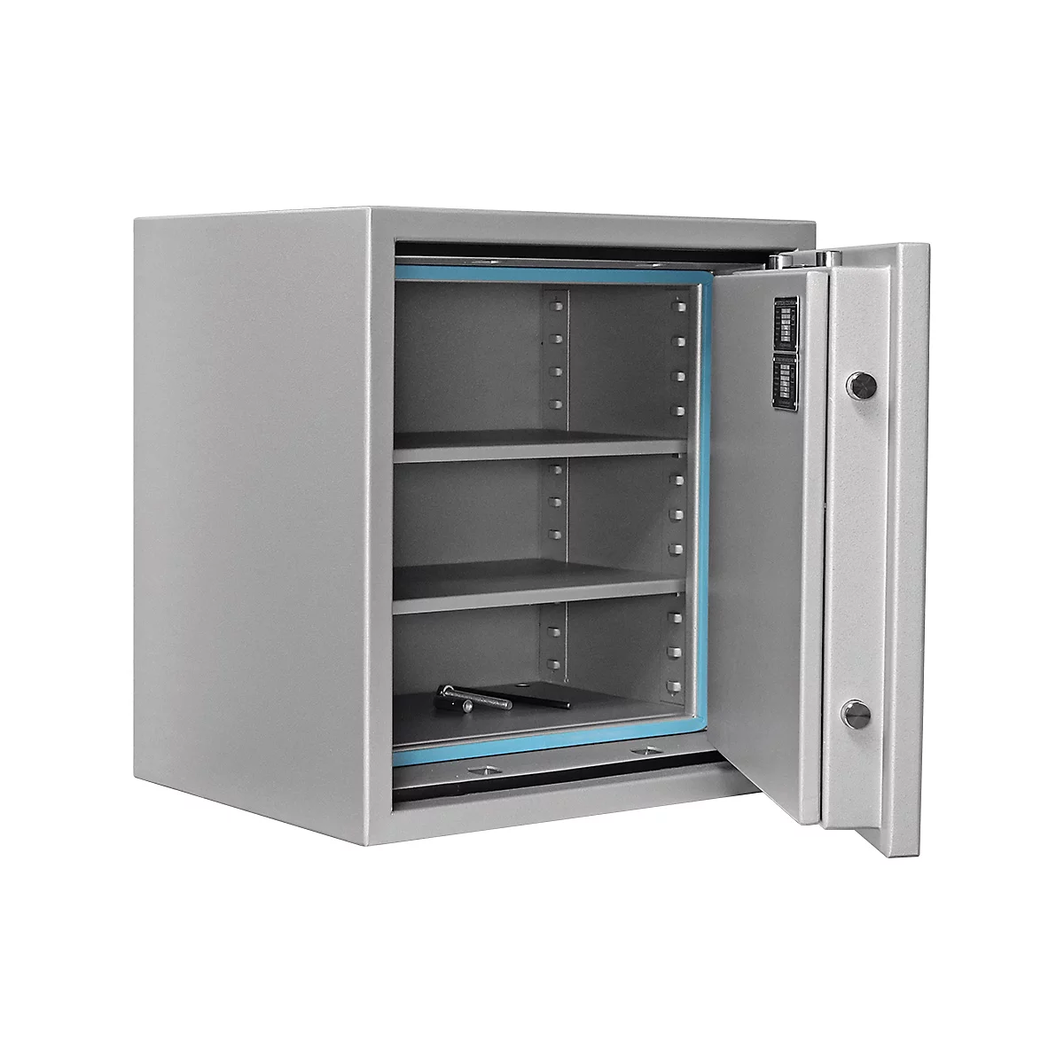Rottner Papiersicherungsschrank EN1 Super Paper 65 Elektronikschloss Premium weißaluminium