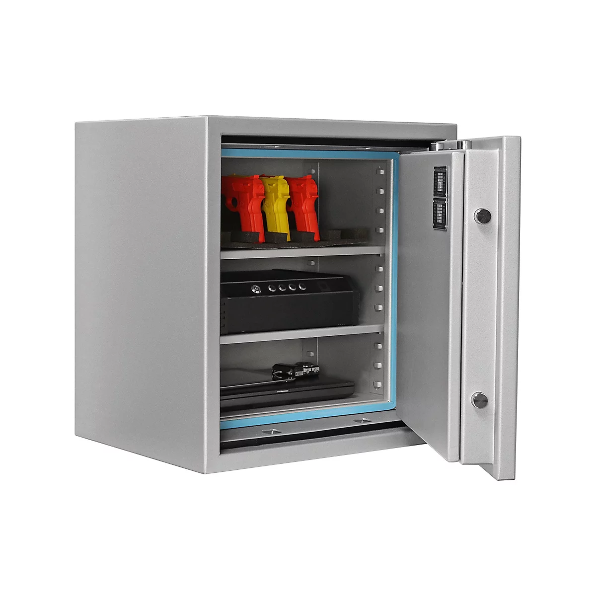 Rottner Papiersicherungsschrank EN1 Super Paper 65 Elektronikschloss Premium weißaluminium