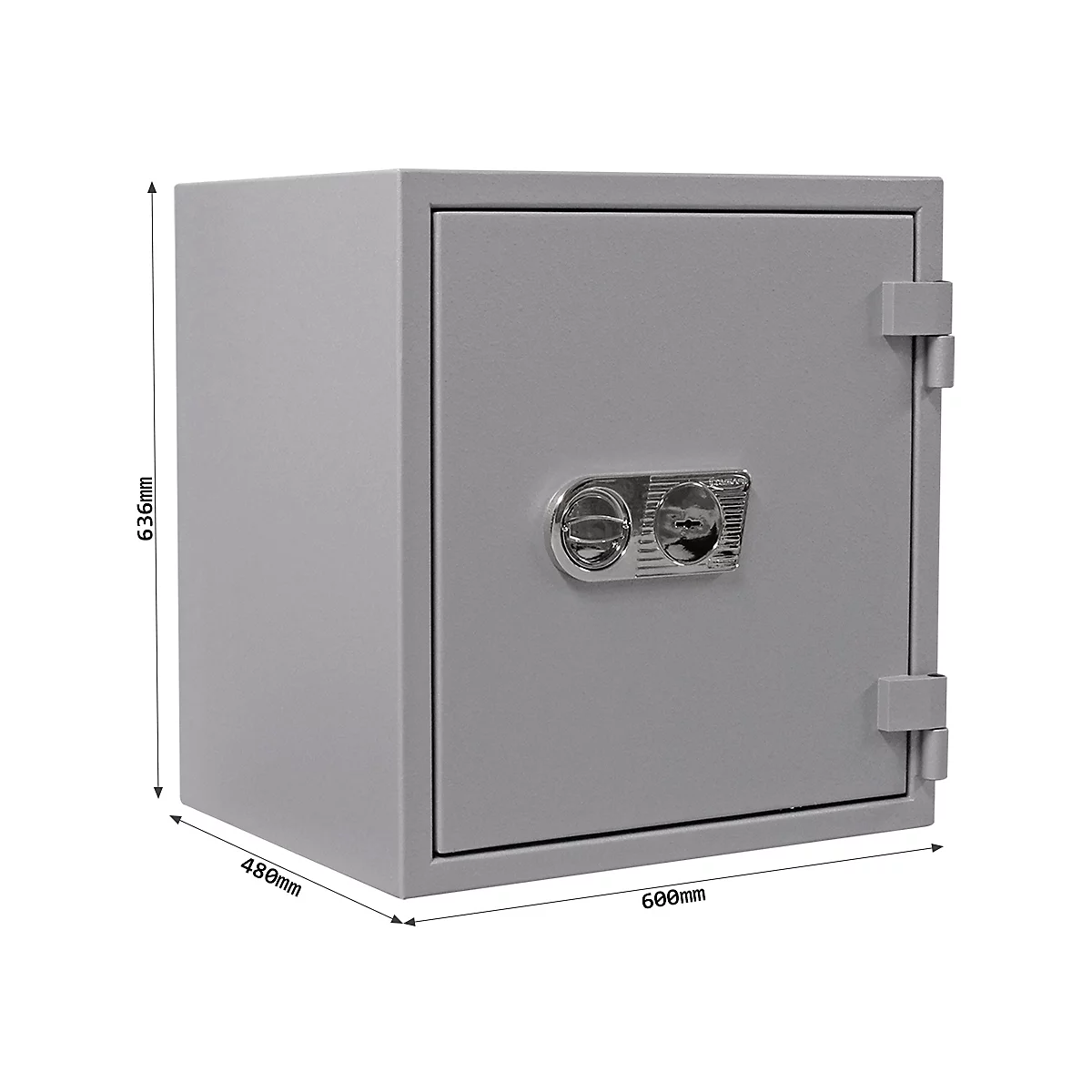 Rottner Papiersicherungsschrank EN1 Super Paper 65 Premium Doppelbartschloss weißaluminium