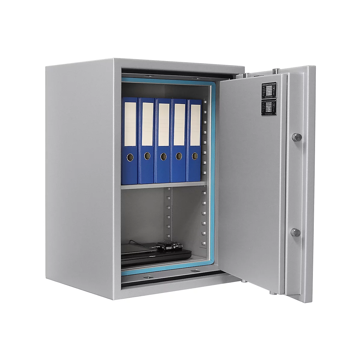 Rottner Papiersicherungsschrank EN1 SuperPaper 80 Premium Elektronikschloss weißaluminium