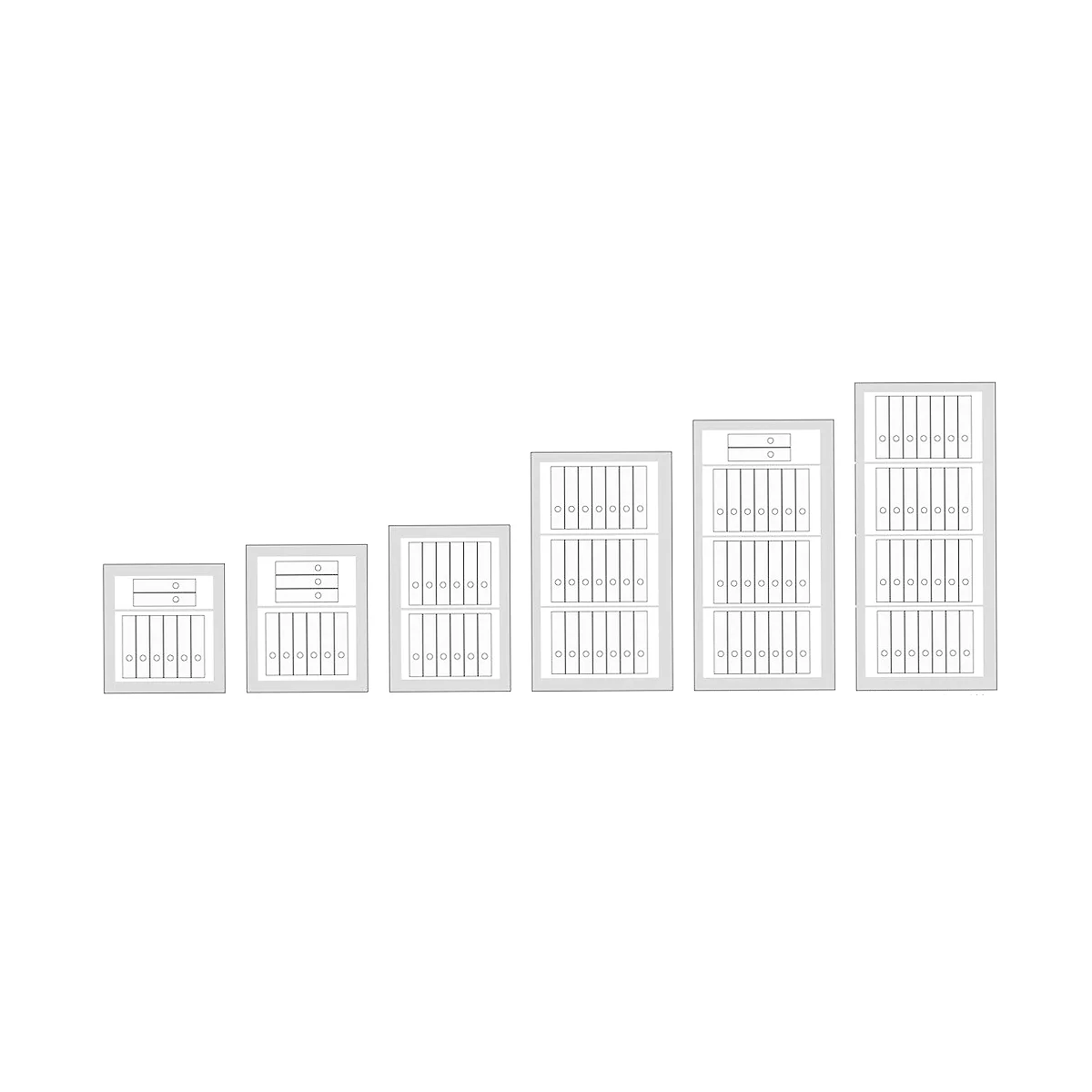Rottner Papiersicherungsschrank Giga Paper 160, 268 l, EN 2, Feuerschutz bis 60 min, 3 Fachböden, Elektronikschloss, Stahl, weißaluminium RAL 9006
