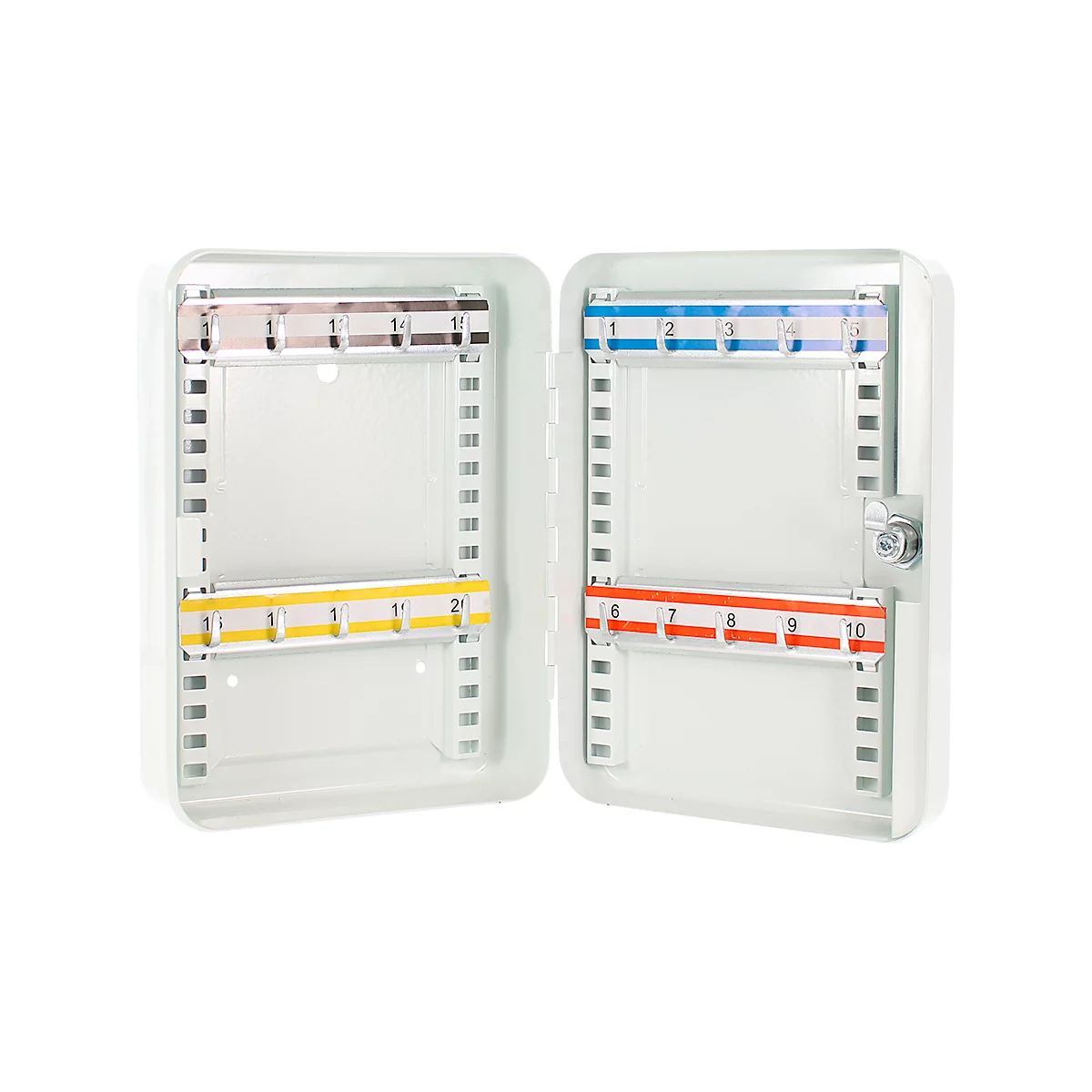 Rottner Schlüsselkassette SK 20 – Zylinderschloss, 20 Schlüssel