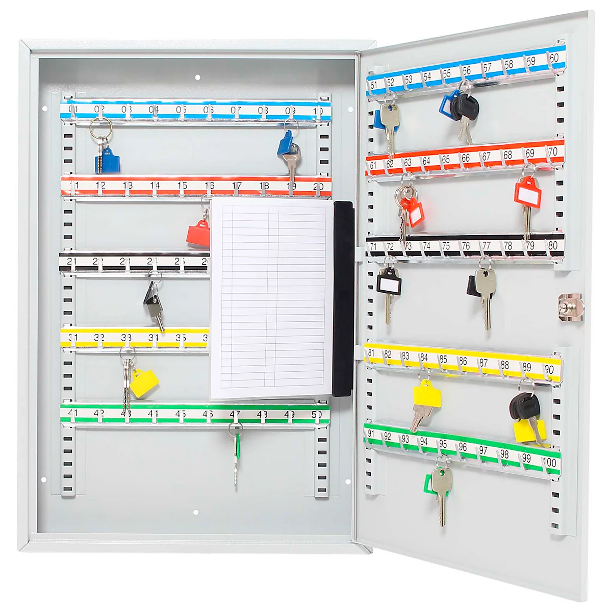 Rottner Schlüsselschrank eintürig S 100 Zylinderschloss
