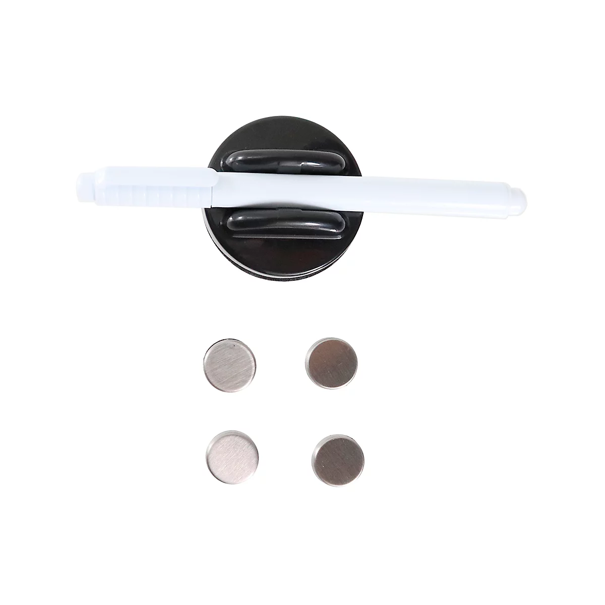 Rottner Schlüsselschrank Key Glass Black – Edelstahl, 8 Haken, Magnetverschluss