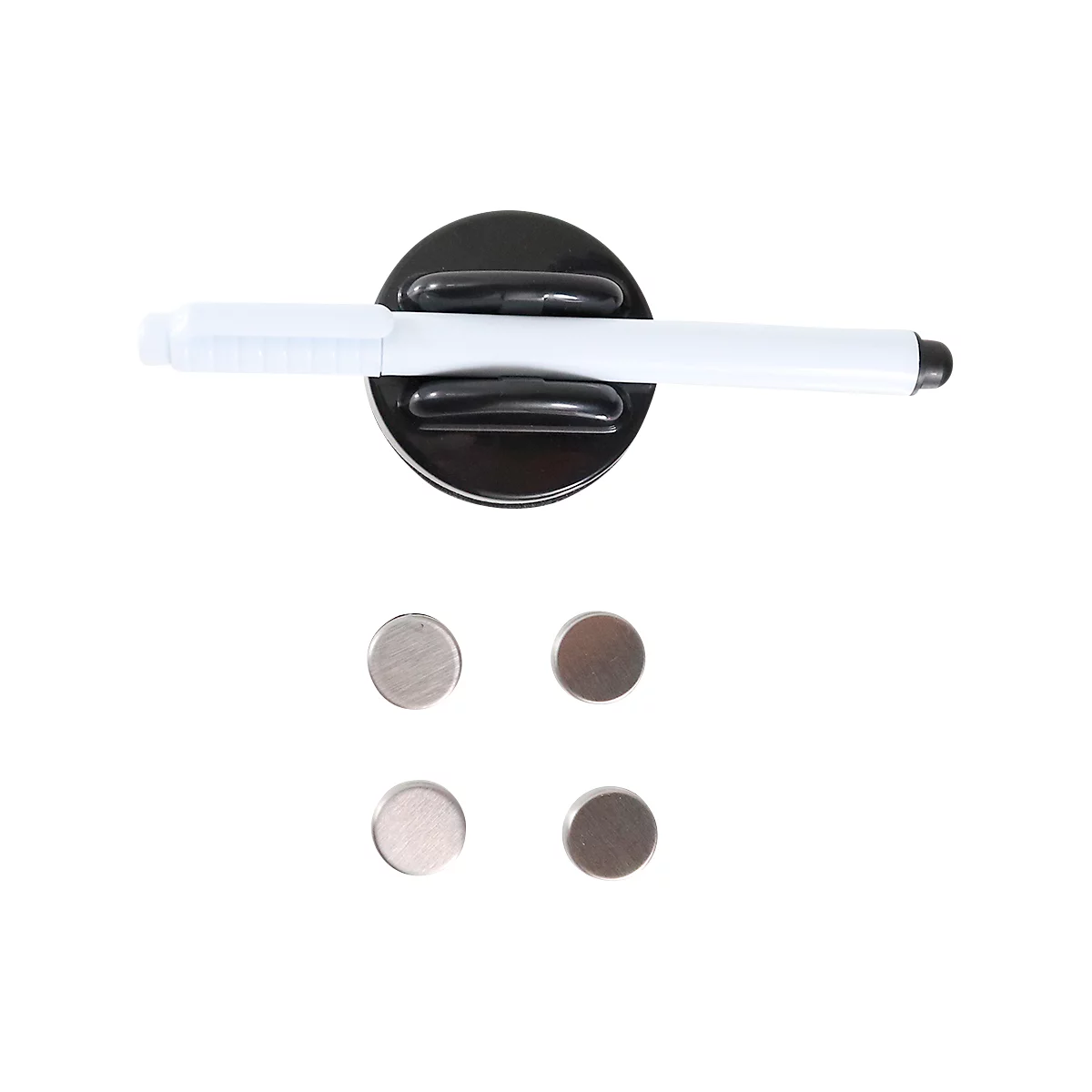 Rottner Schlüsselschrank Key Glass White – Edelstahl, 8 Haken, Magnetverschluss