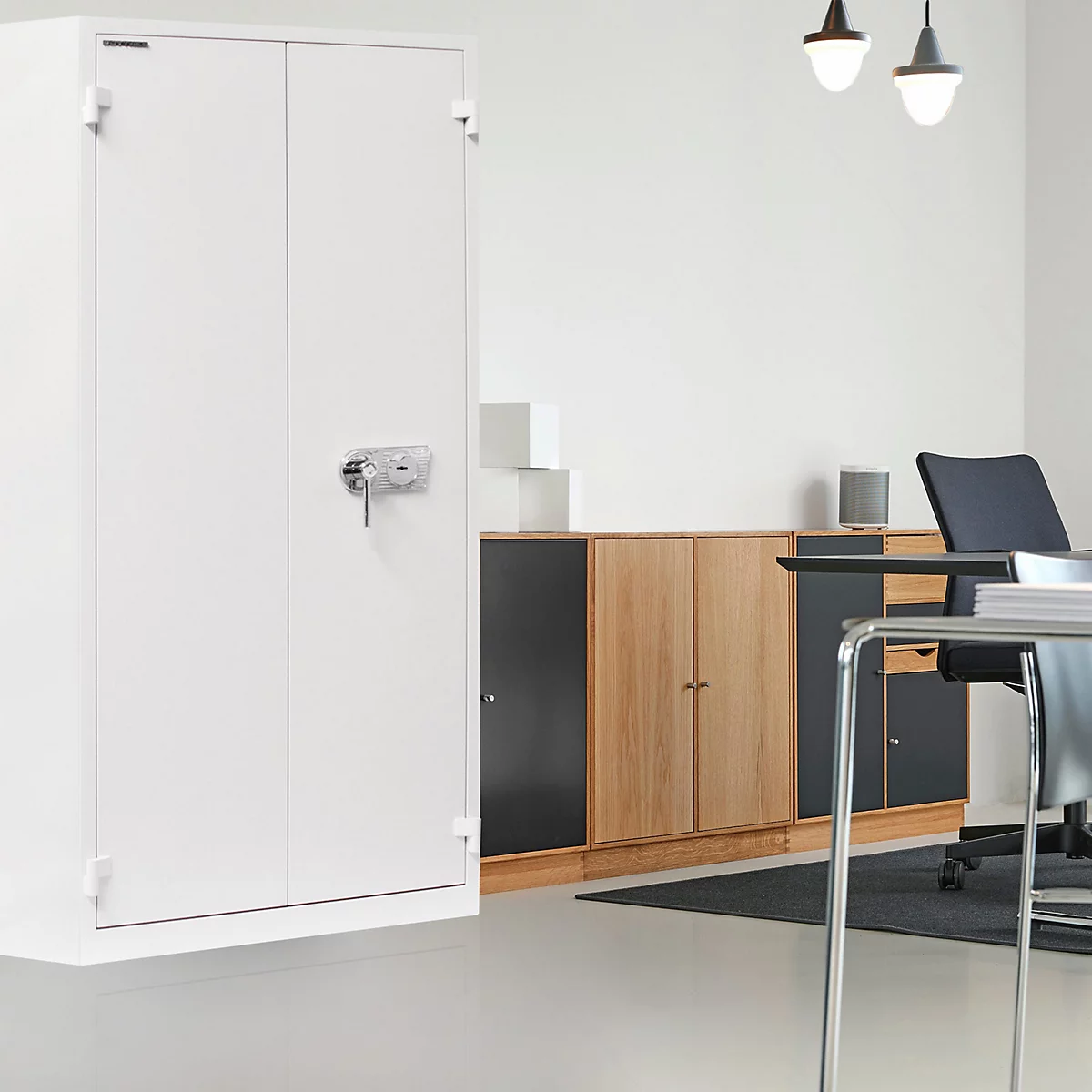 Rottner Stahlbüroschrank Office 3 Premium Doppelbartschloss