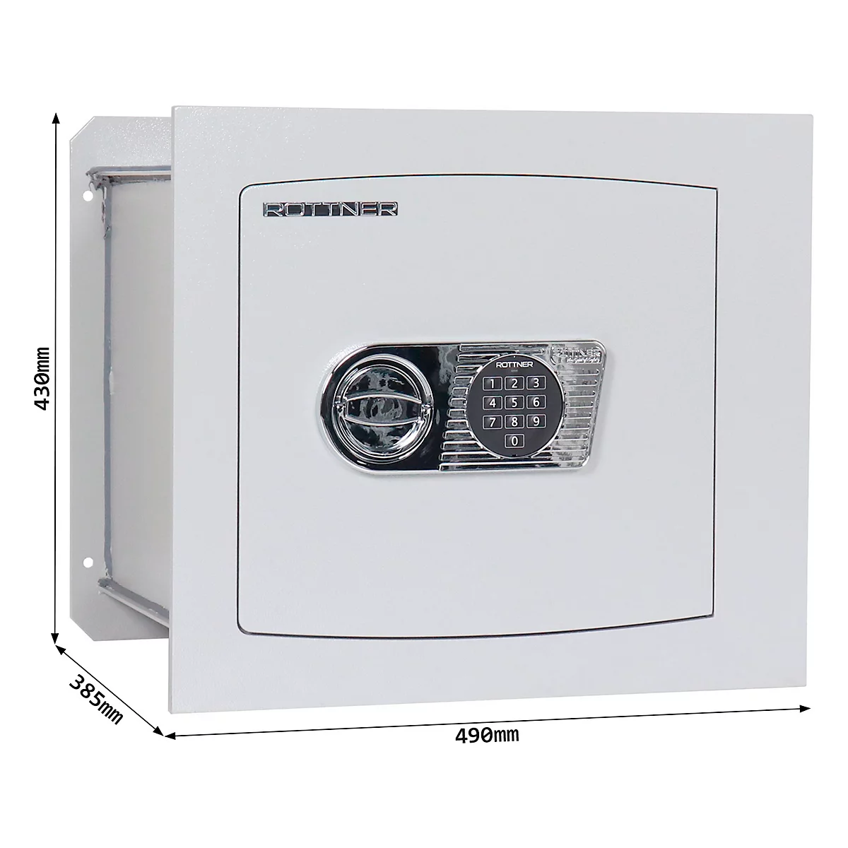 Rottner Wandtresor Delta 40 Elektronikschloss