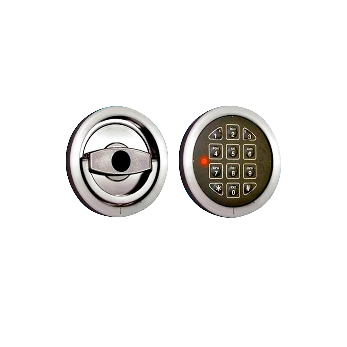 Rottner Wandtresor Stone Premium SE 100, 108 l, EN 1, mit 2 Fachböden, Elektronikschloss, Stahl, weißaluminium RAL 9006
