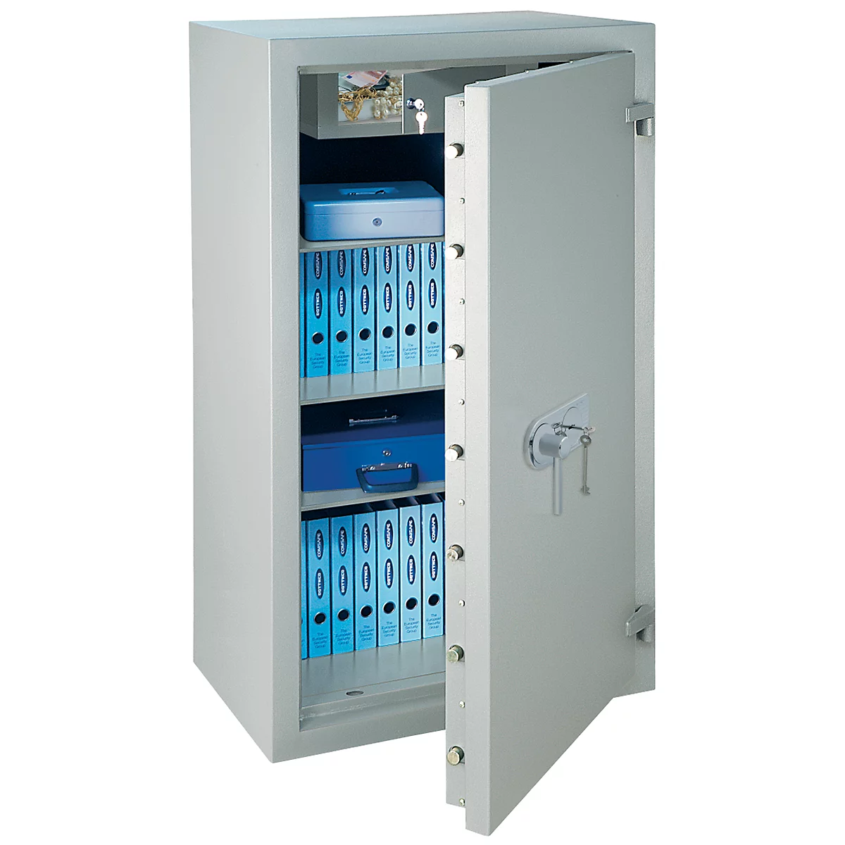 Rottner Wertschutzschrank Diamant Super Fire DO 50 IT, H 500 x B 510 x T 510 mm, Doppelbartschloss