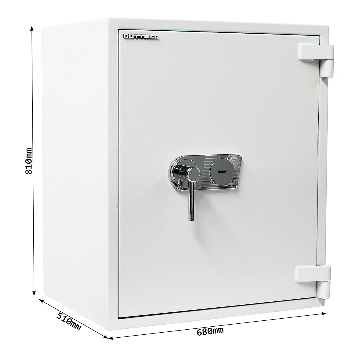 Rottner Wertschutzschrank EN2 Diamant Fire Premium PO80 Doppelbartschloss