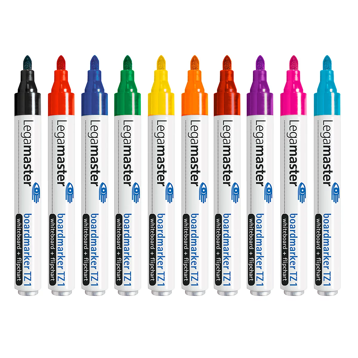 Rotulador para pizarra TZ1, para rotafolios y pizarras blancas, 10 unidades, colores variados