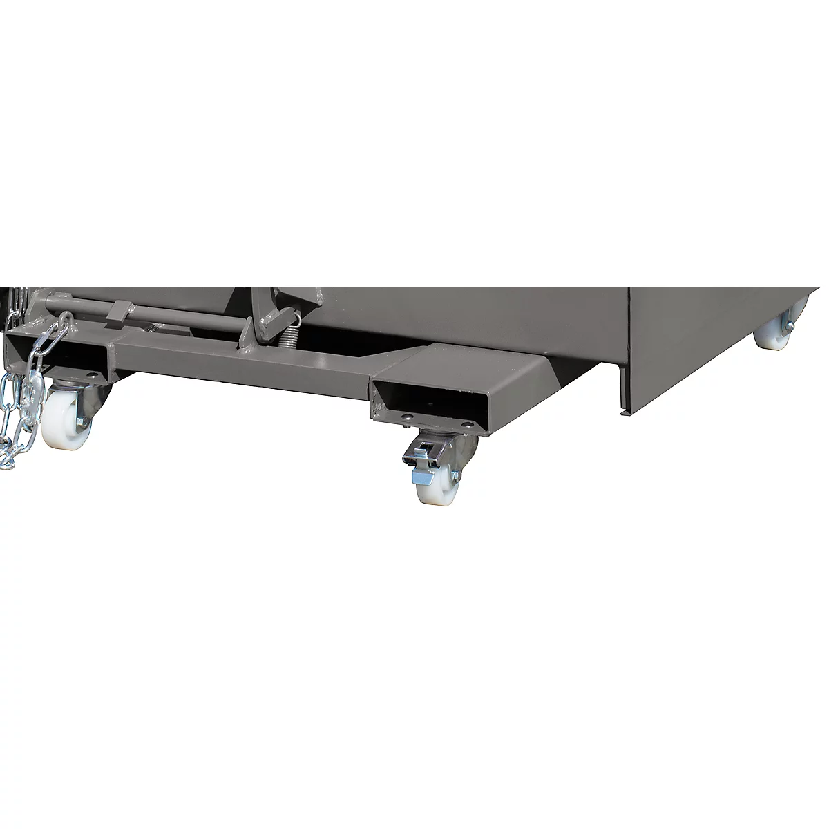 Roulettes pivotantes en polyamide diamètre 100 mm Bauer 1 roulette directionnelle avec bloqueur